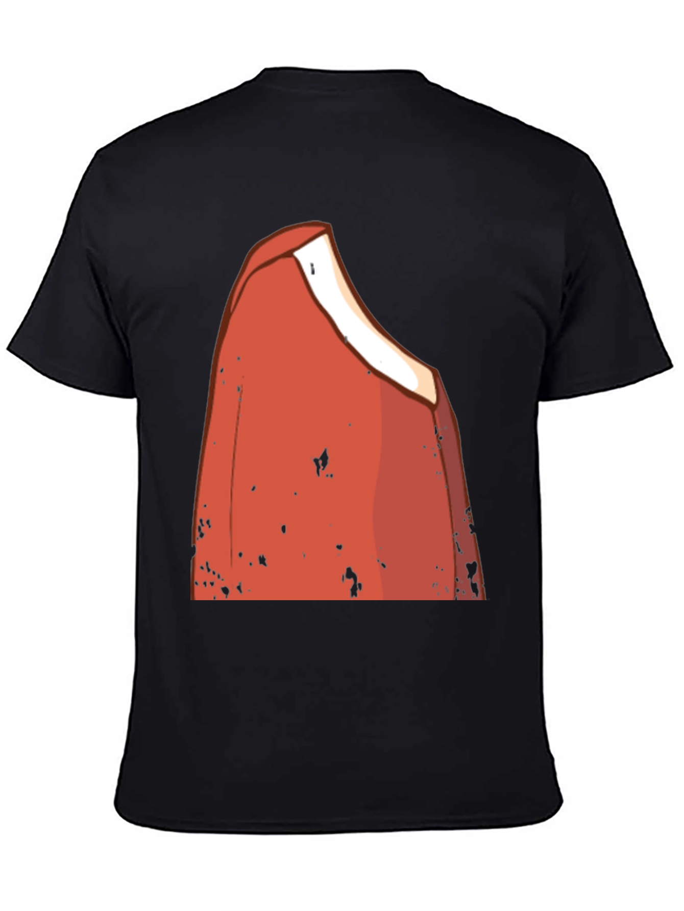 Retro Cartoon Graphic Tee - Black