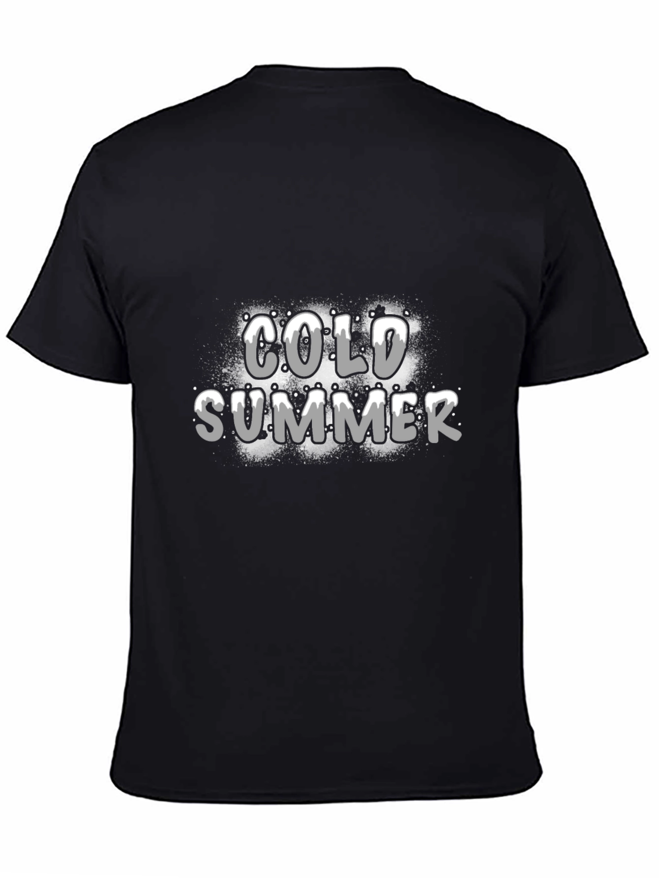 Cold Summer Graphic Tee - Black
