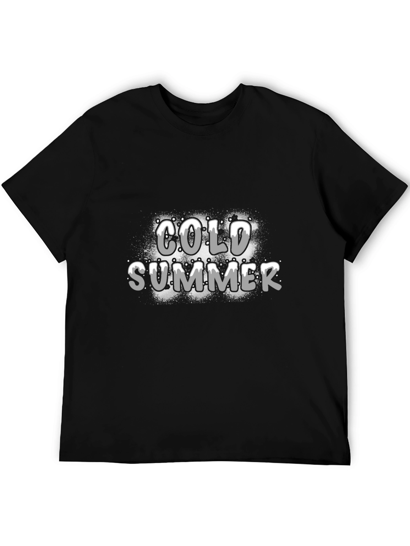 Cold Summer Graphic Tee - Black