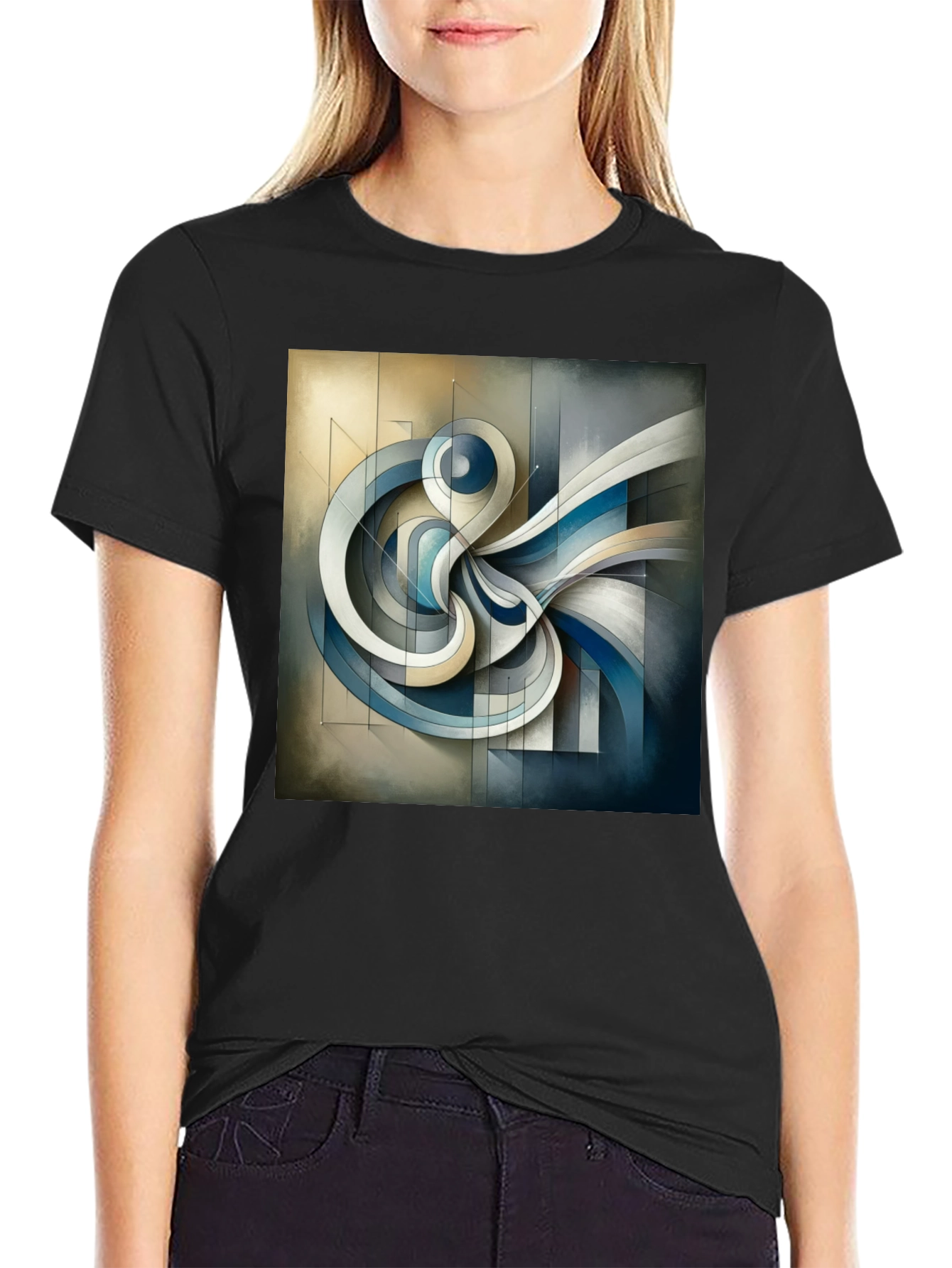 Abstract Art Graphic Tee - Modern Design