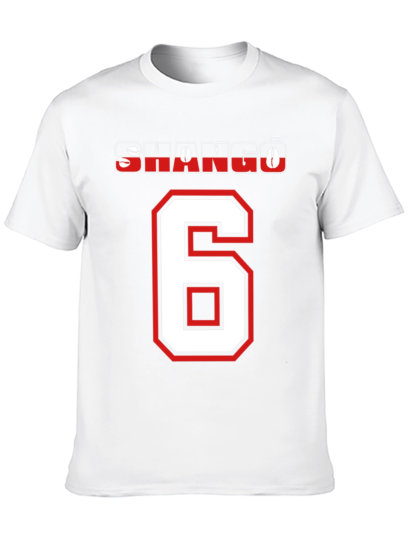 Shangó Number 6 Graphic T-Shirt - Black