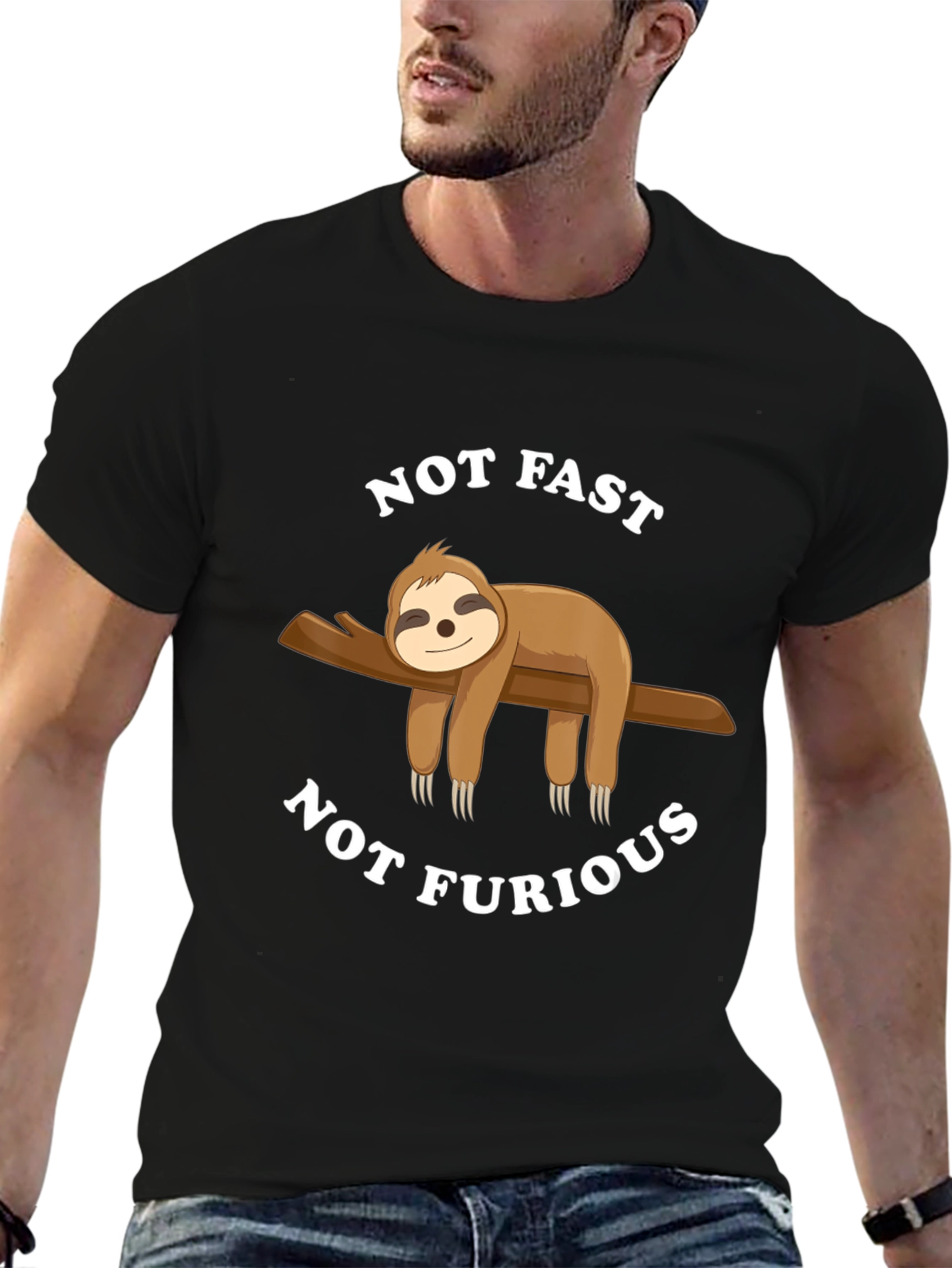 Not Fast Not Furious Sloth T-Shirt