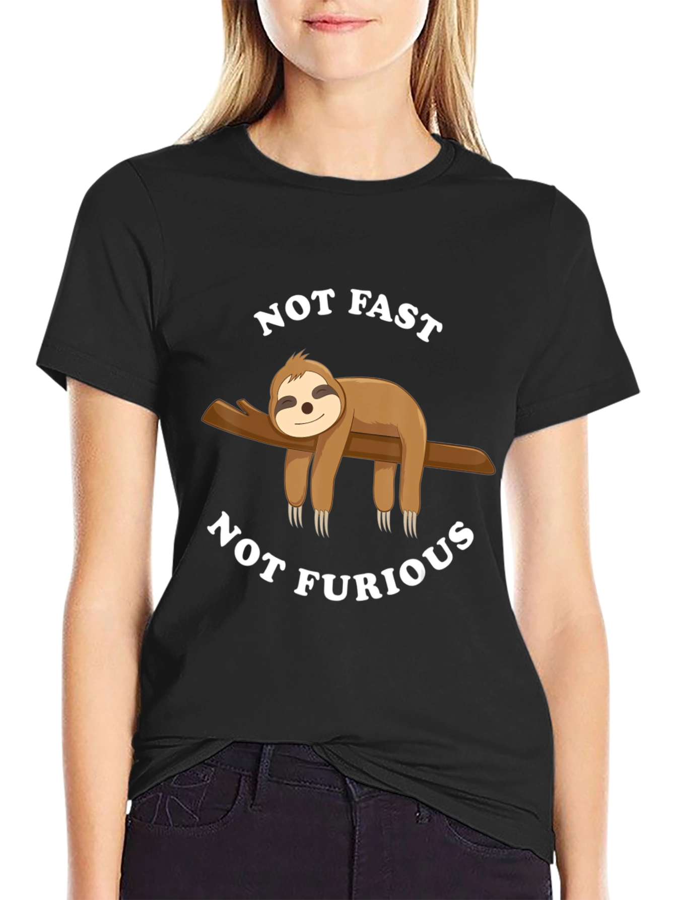 Not Fast Not Furious Sloth T-Shirt