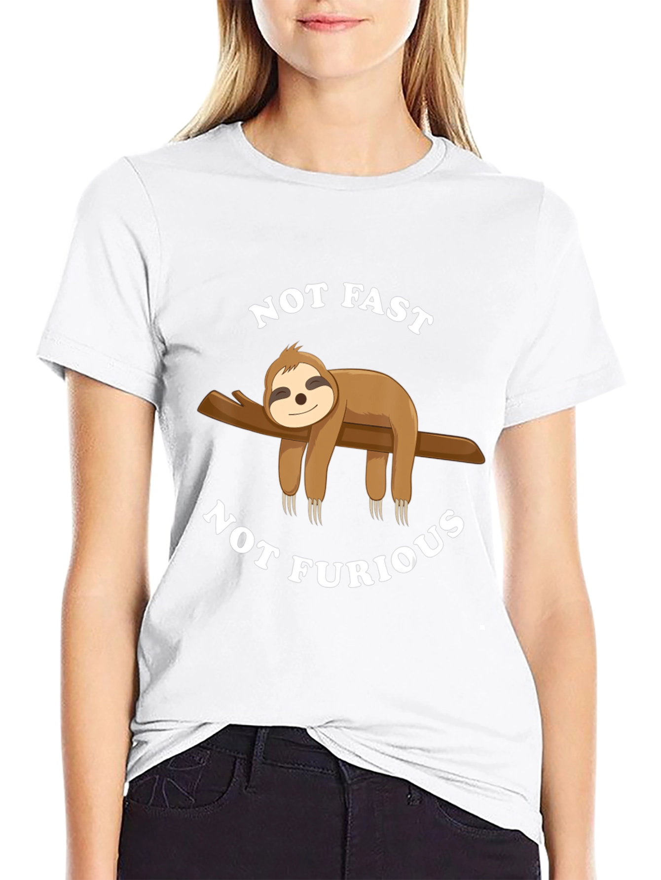 Not Fast Not Furious Sloth T-Shirt
