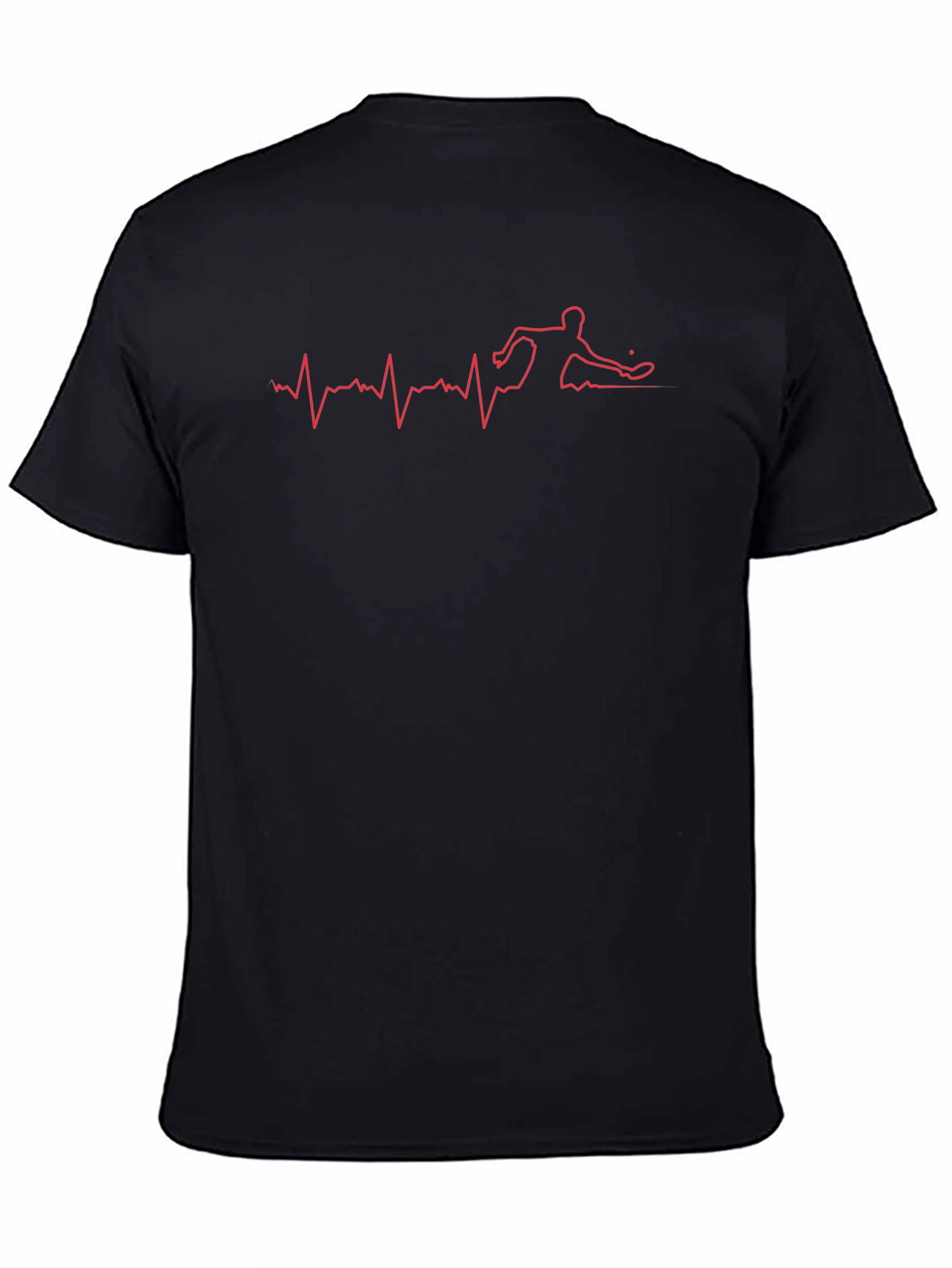 Table Tennis Heartbeat T-Shirt - Black