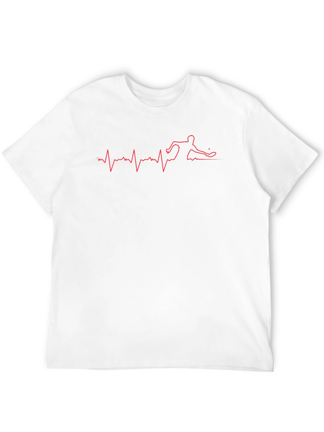 Table Tennis Heartbeat T-Shirt - Black