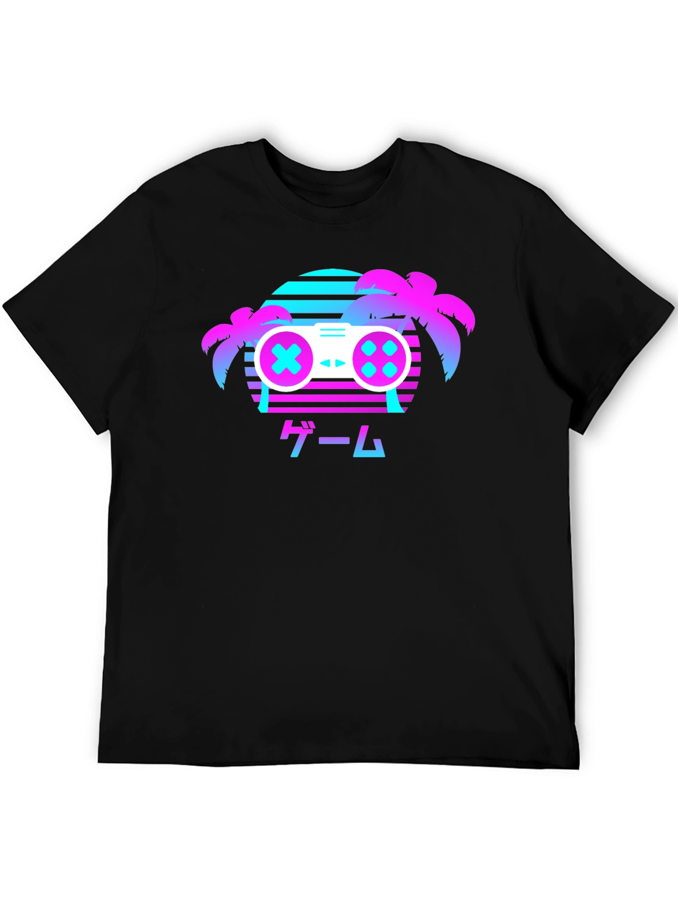 Retro Gaming T-Shirt - Vaporwave Controller Design