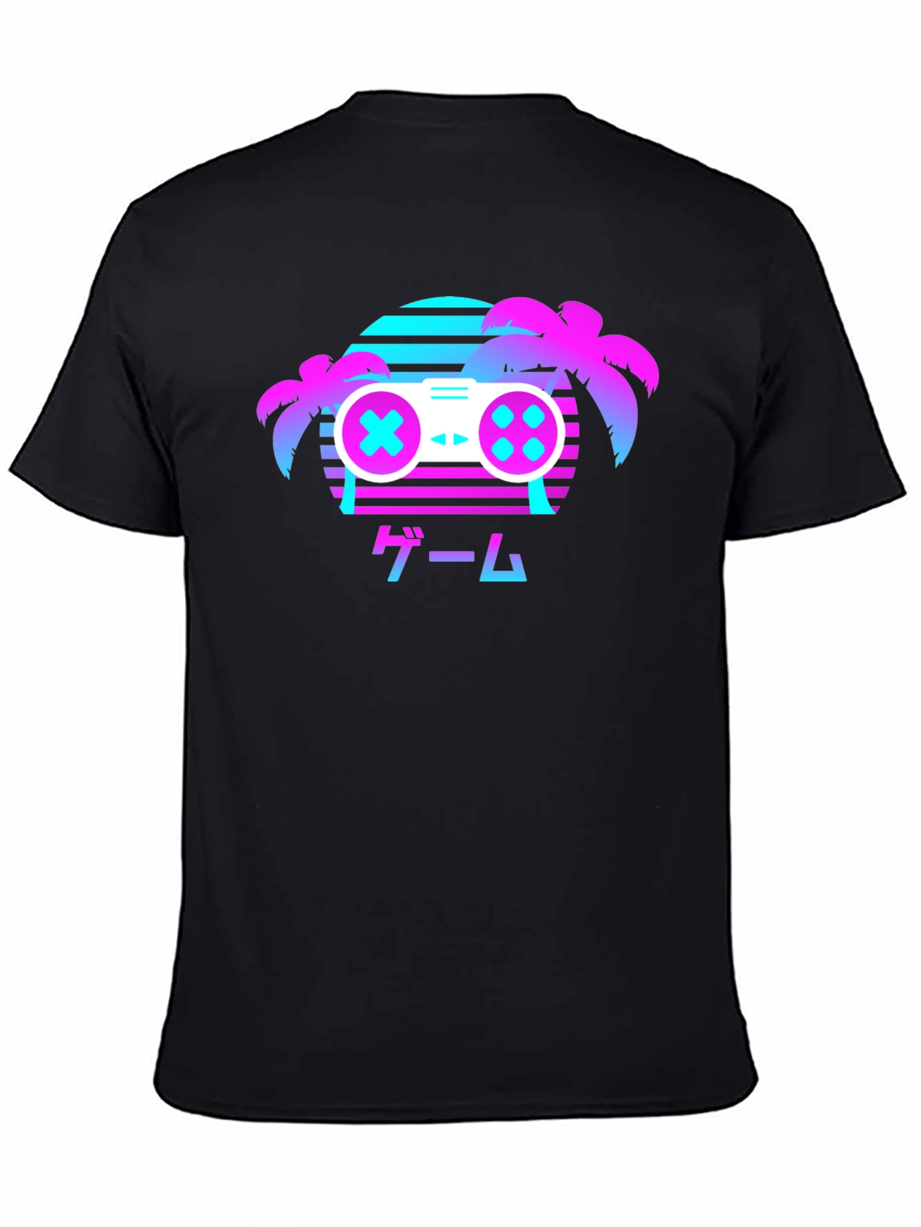 Retro Gaming T-Shirt - Vaporwave Controller Design