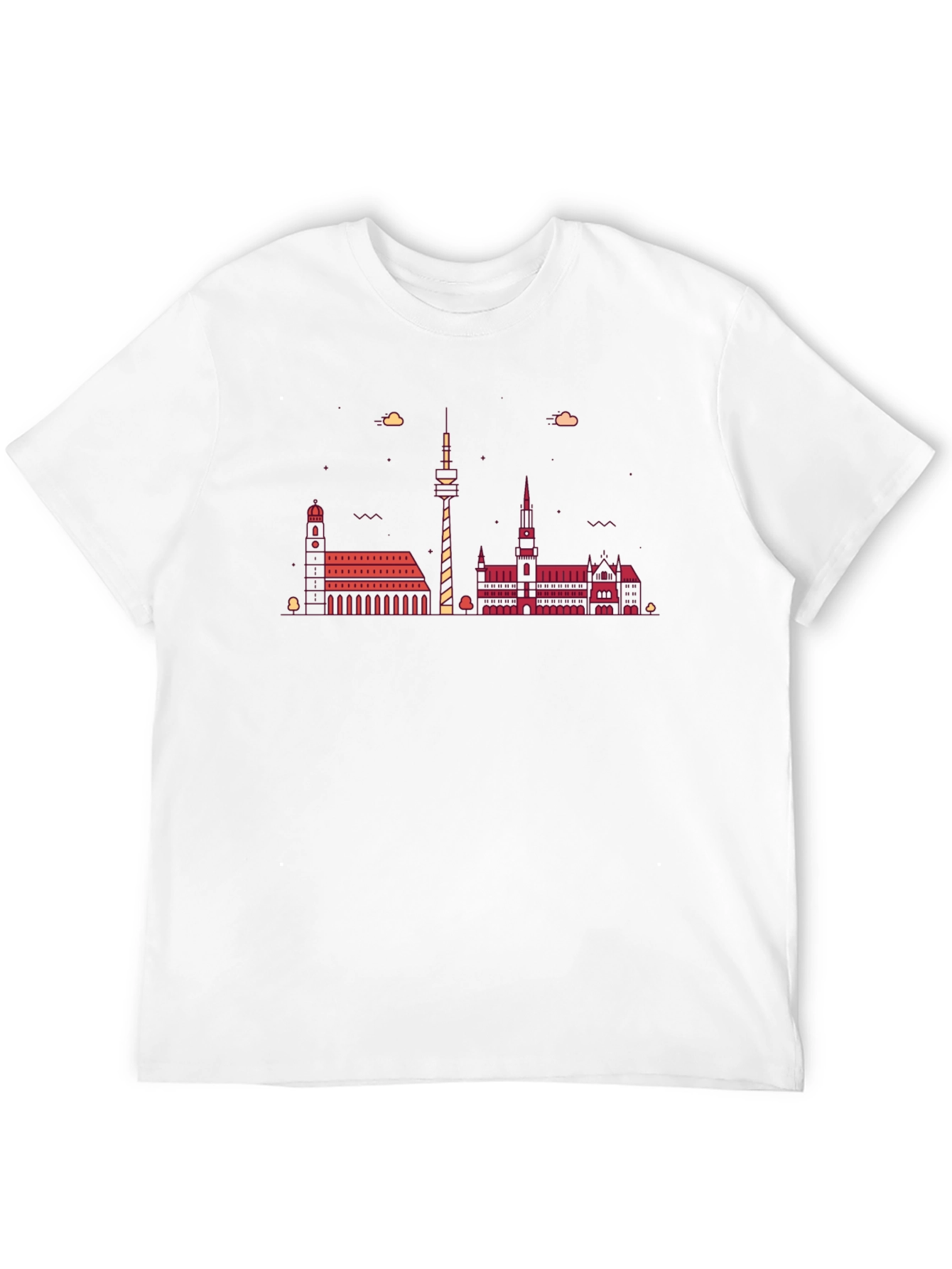 Hanover Skyline Graphic Tee - Black Cotton
