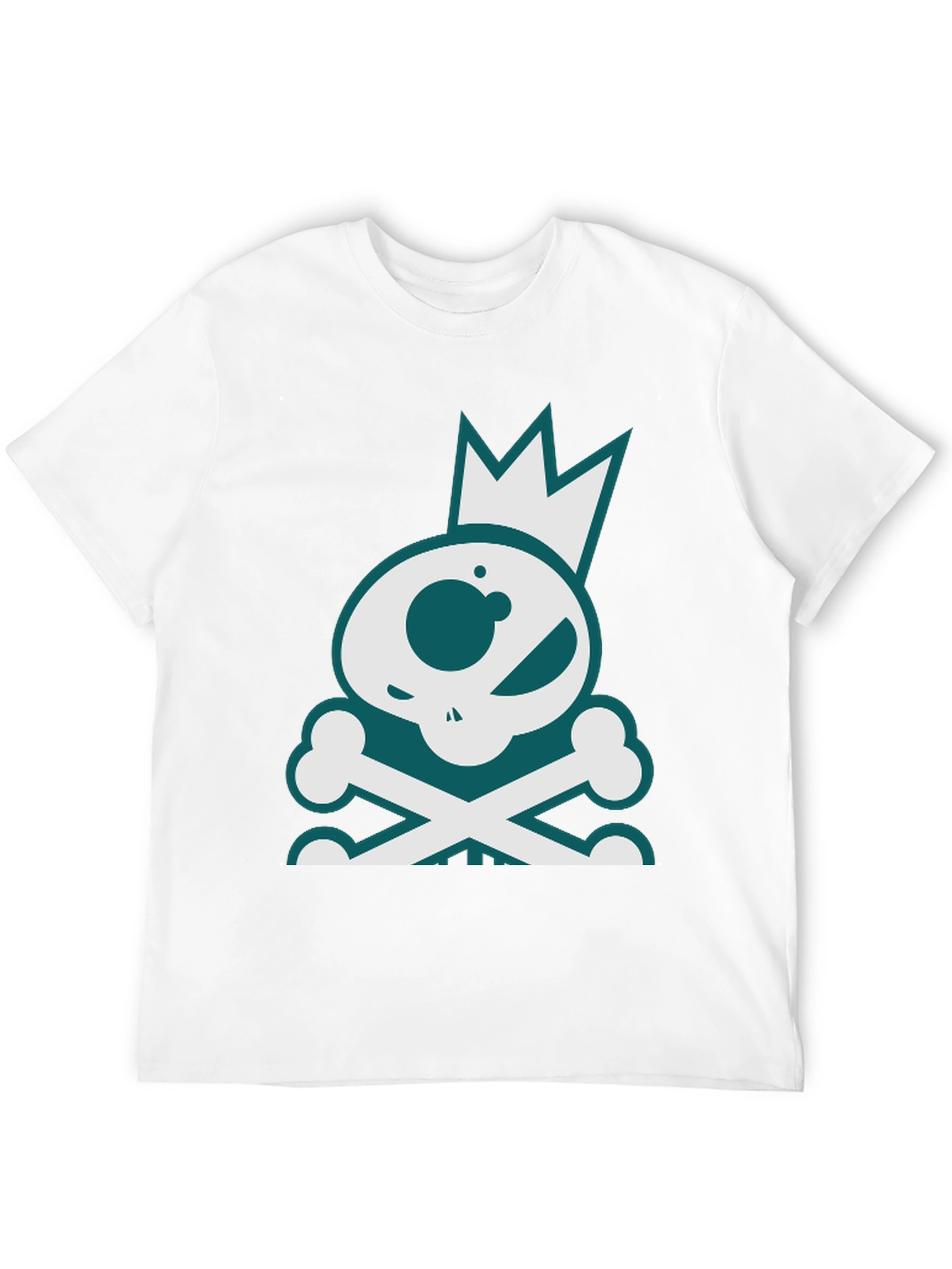 Skull King Graphic T-Shirt - Black Crew Neck Tee