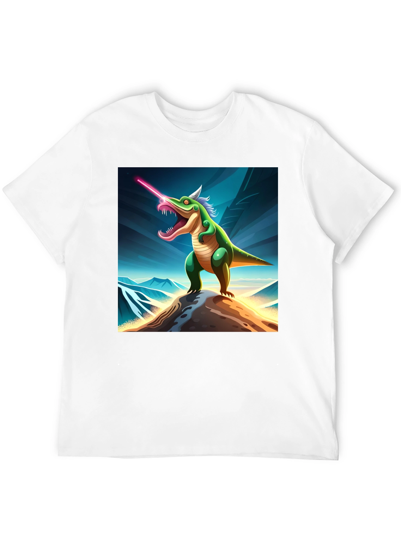 Laser Dino T-Shirt - Unleash Your Inner Beast!