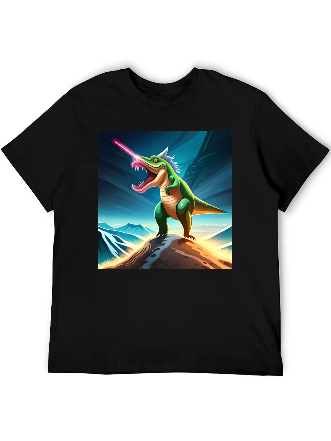 Laser Dino T-Shirt - Unleash Your Inner Beast!