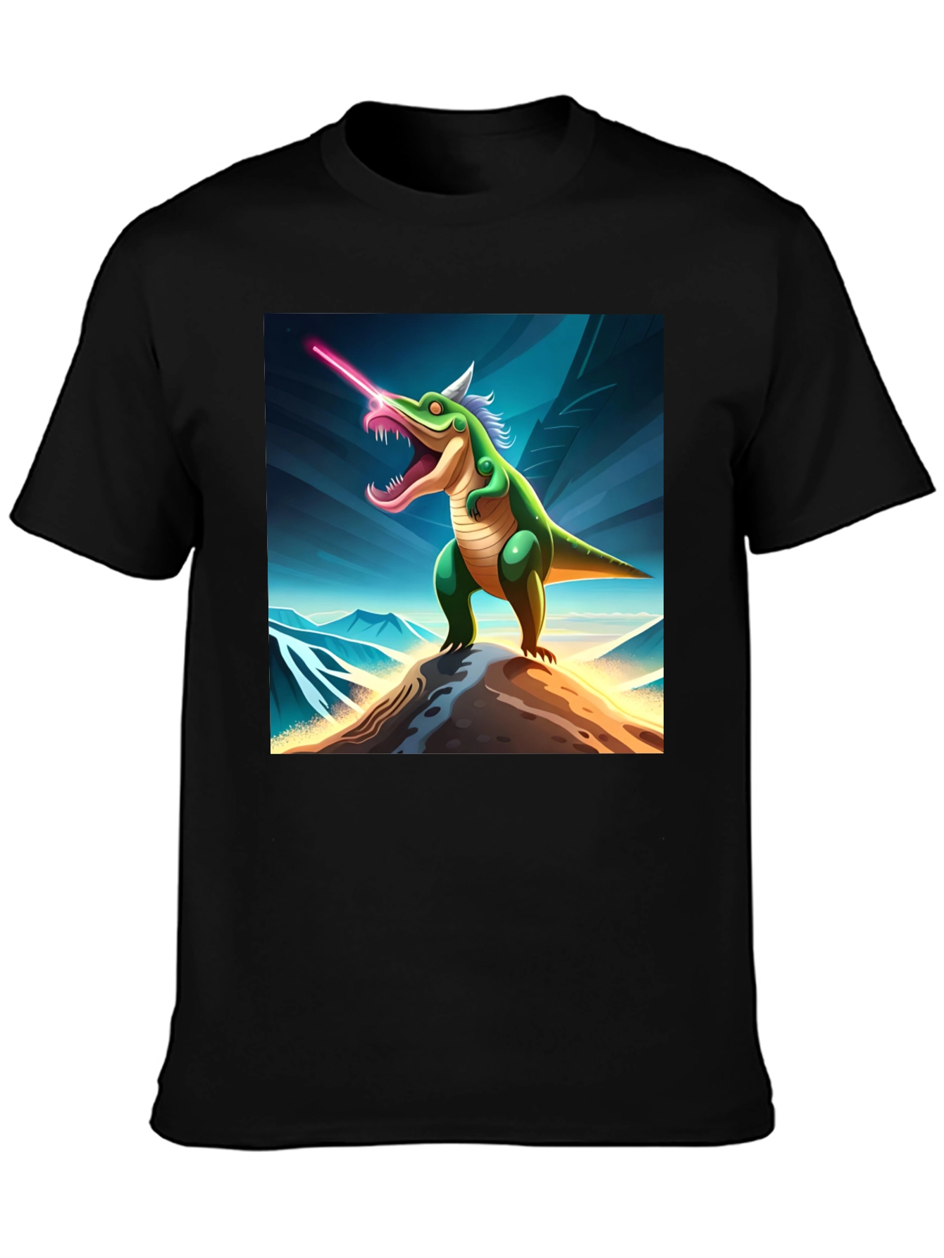 Laser Dino T-Shirt - Unleash Your Inner Beast!