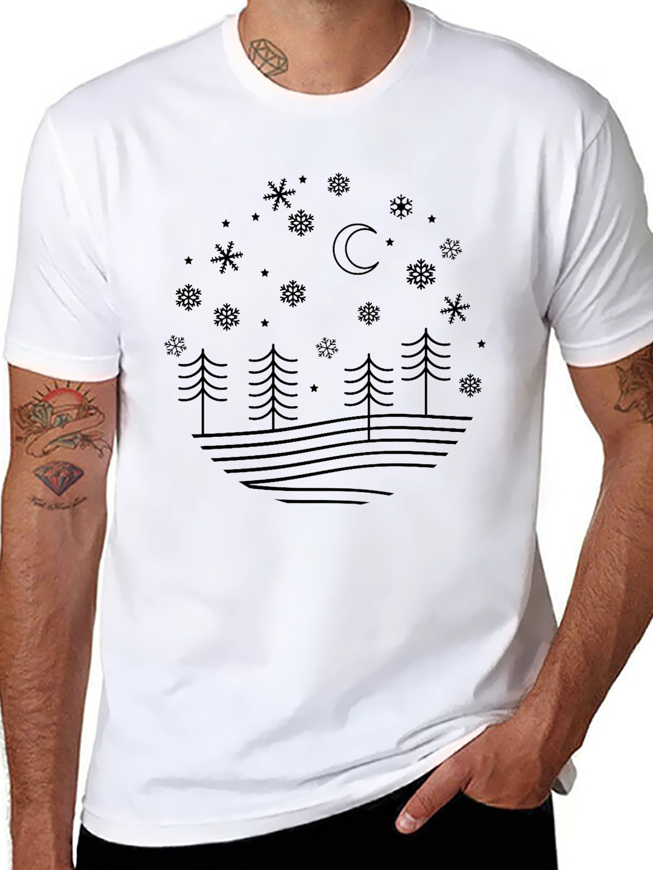 Winter Scene Graphic Tee