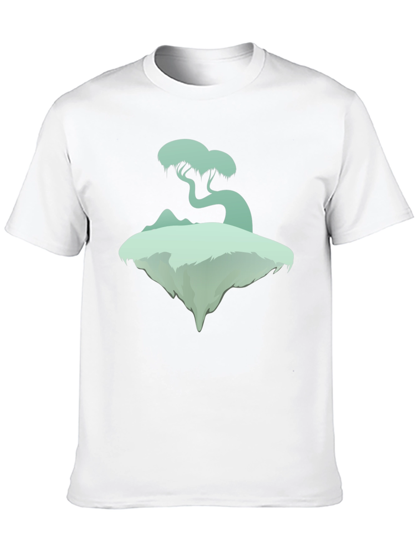 Floating Island Tee - Unique Graphic T-Shirt