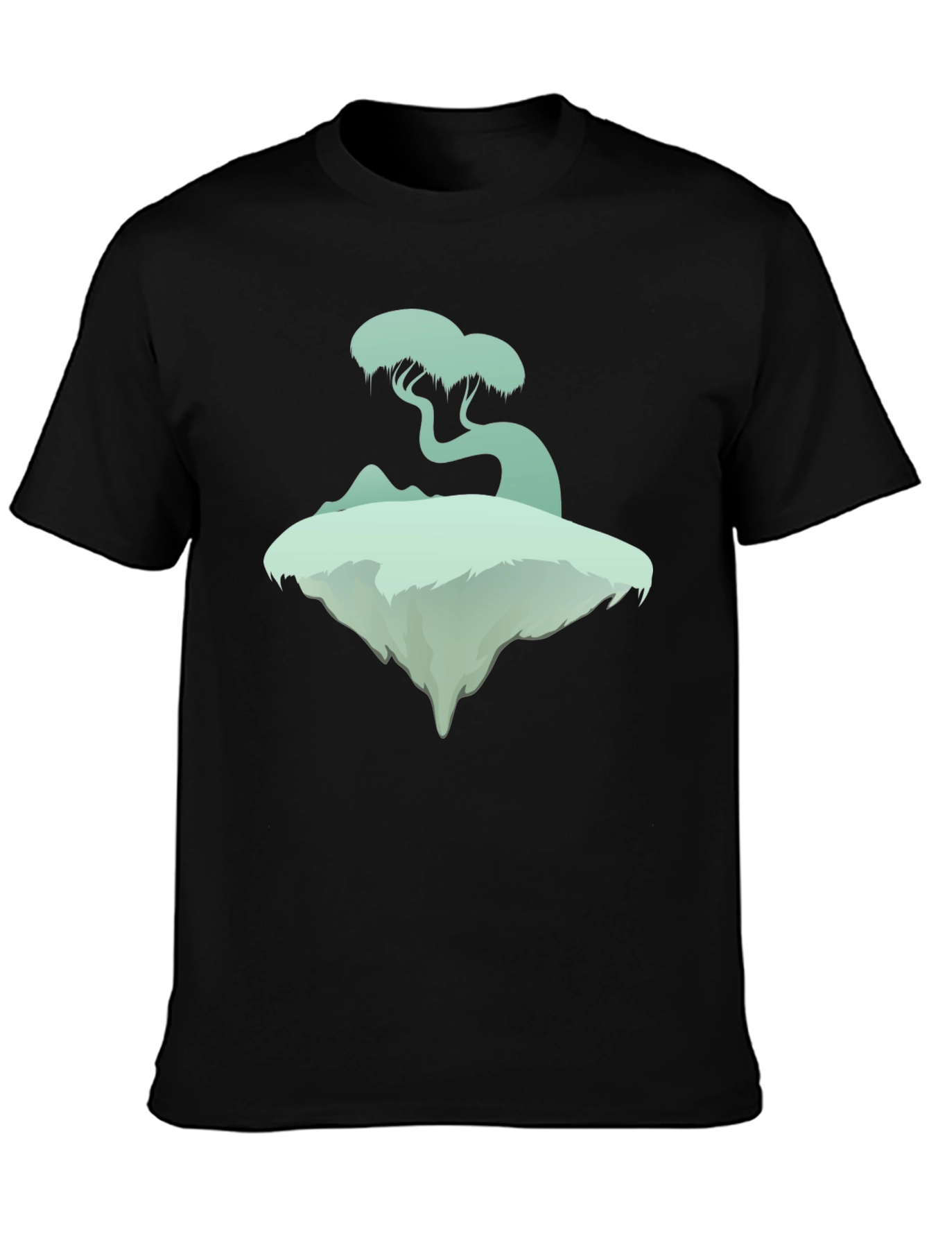 Floating Island Tee - Unique Graphic T-Shirt