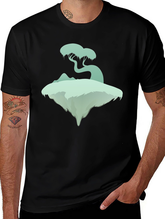 Floating Island Tee - Unique Graphic T-Shirt