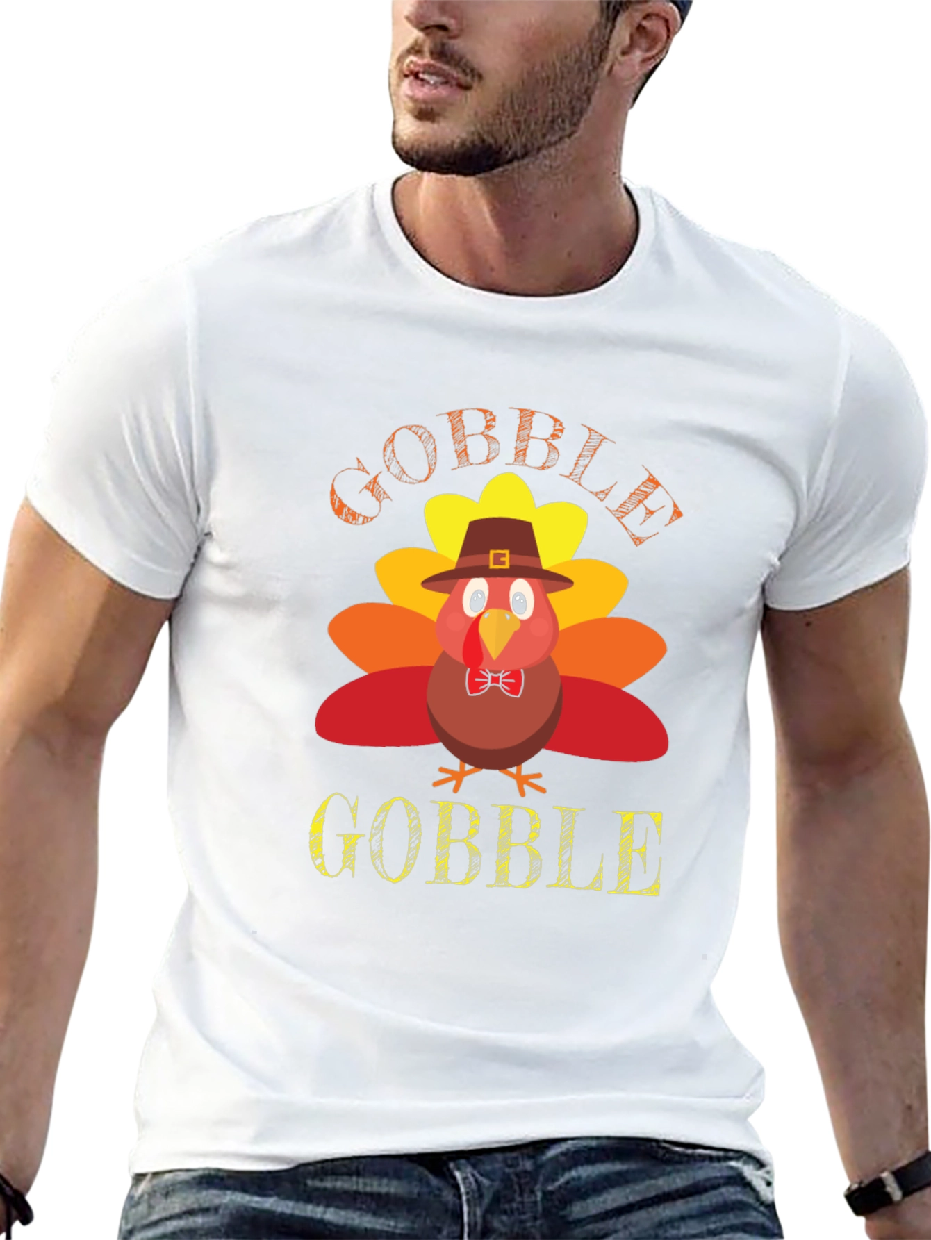Gobble Thanksgiving Turkey T-Shirt