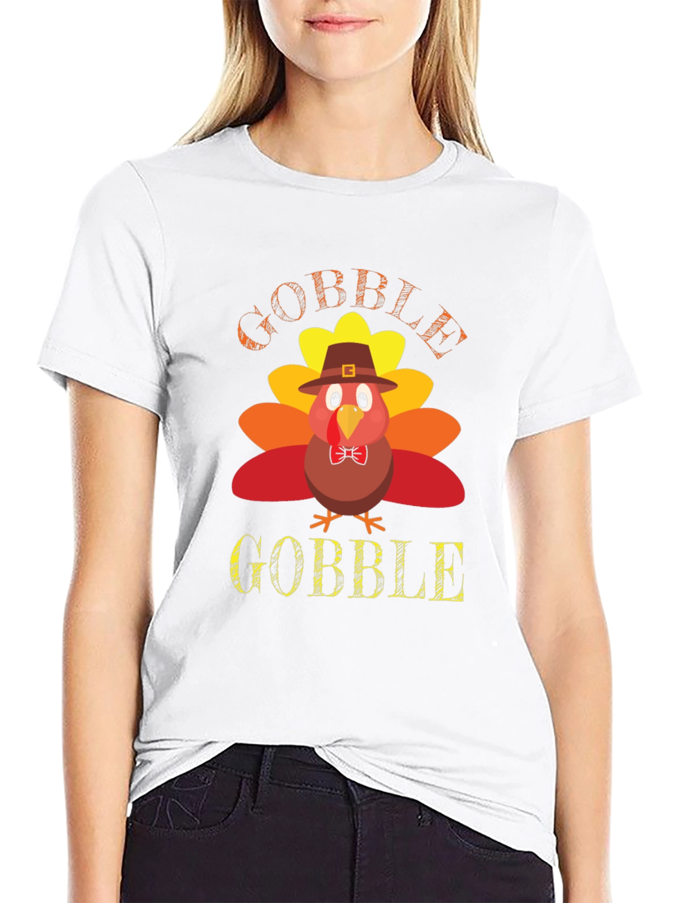 Gobble Thanksgiving Turkey T-Shirt