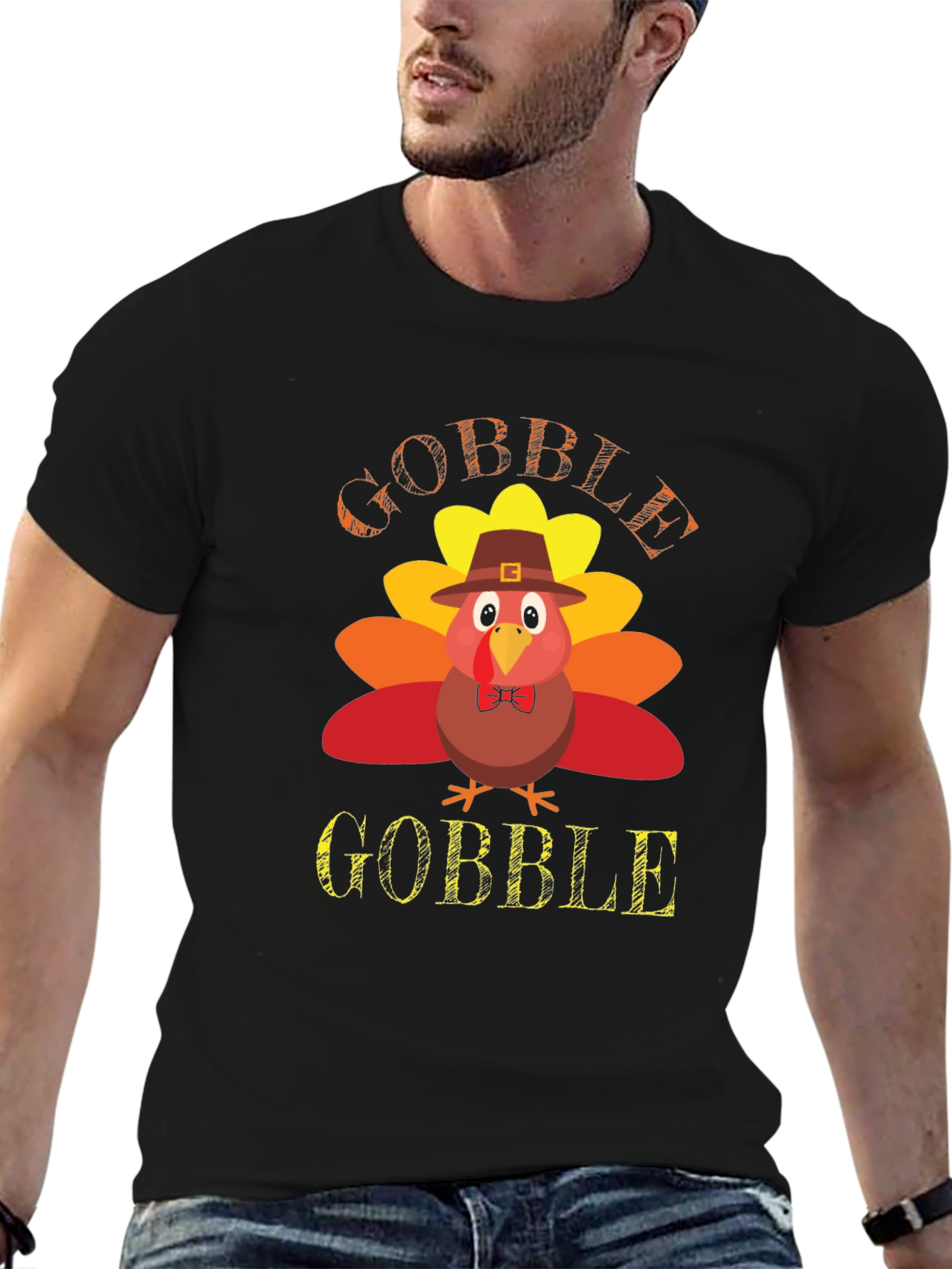 Gobble Thanksgiving Turkey T-Shirt