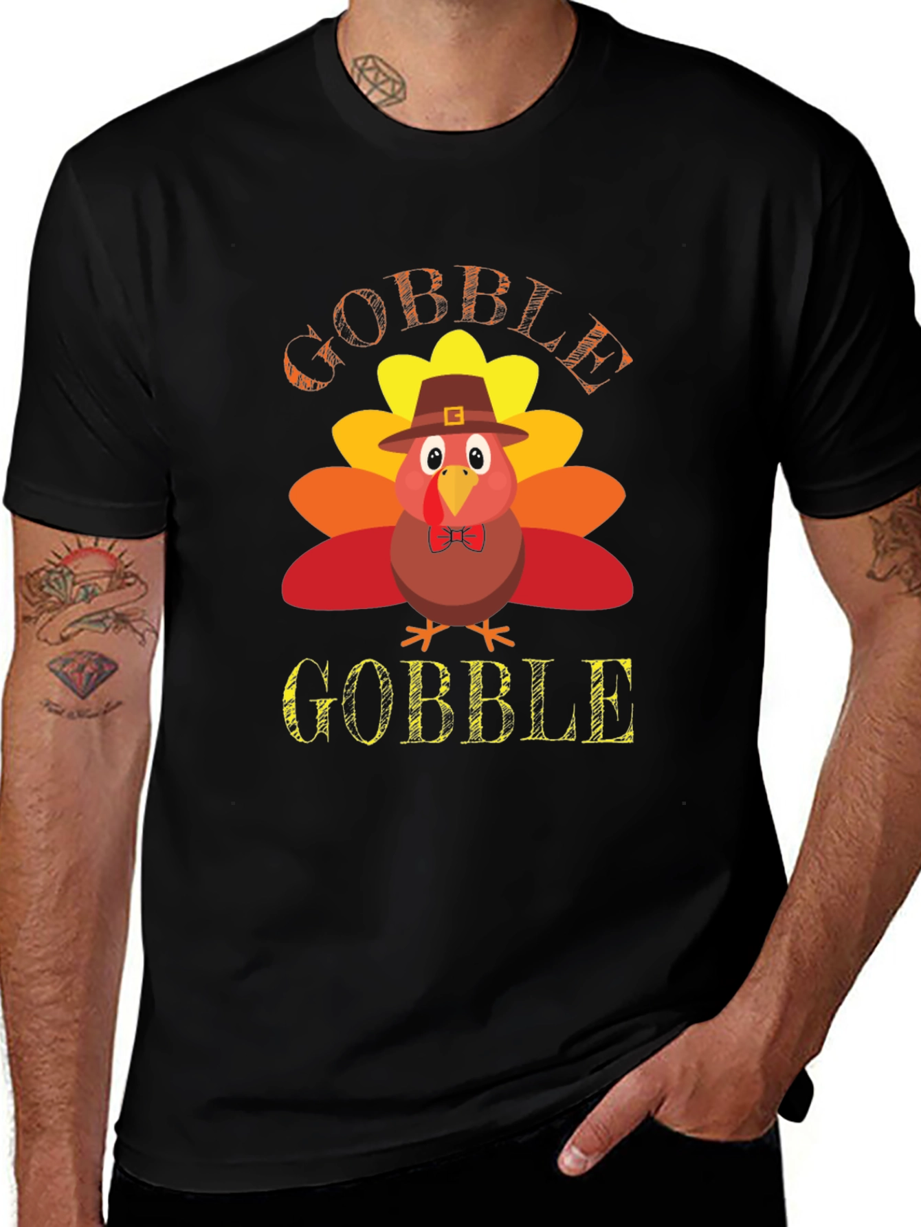 Gobble Thanksgiving Turkey T-Shirt