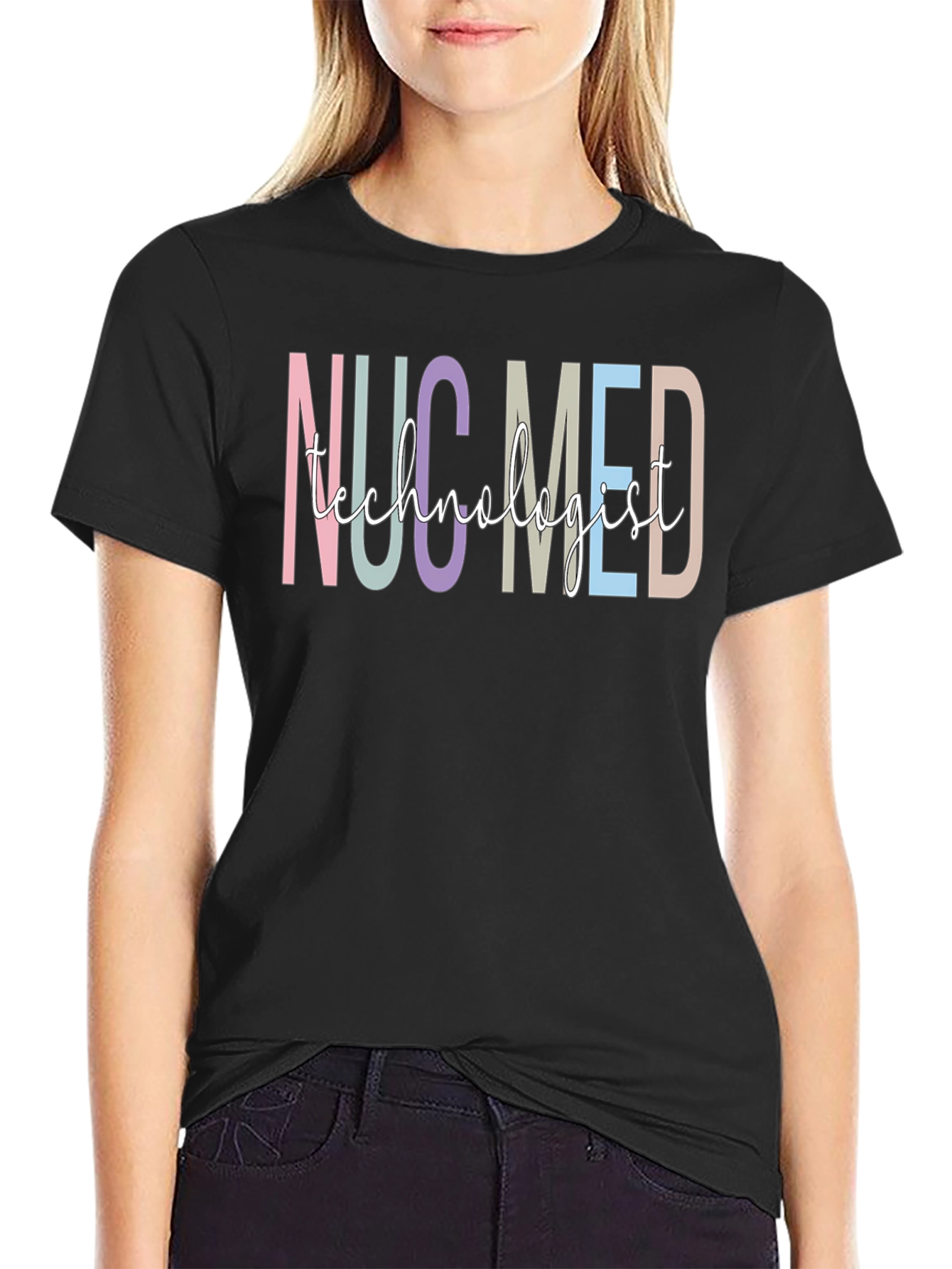 Nuc Med Technologist Black T-Shirt