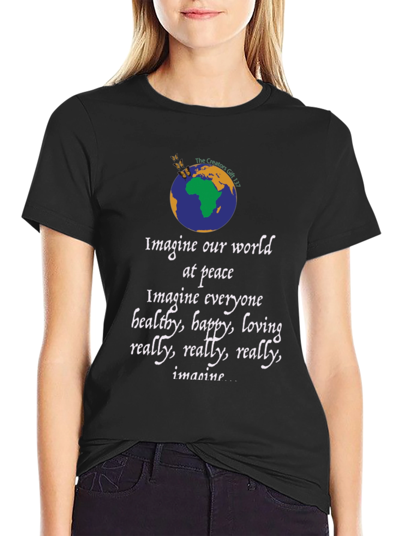 Imagine World Peace T-Shirt
