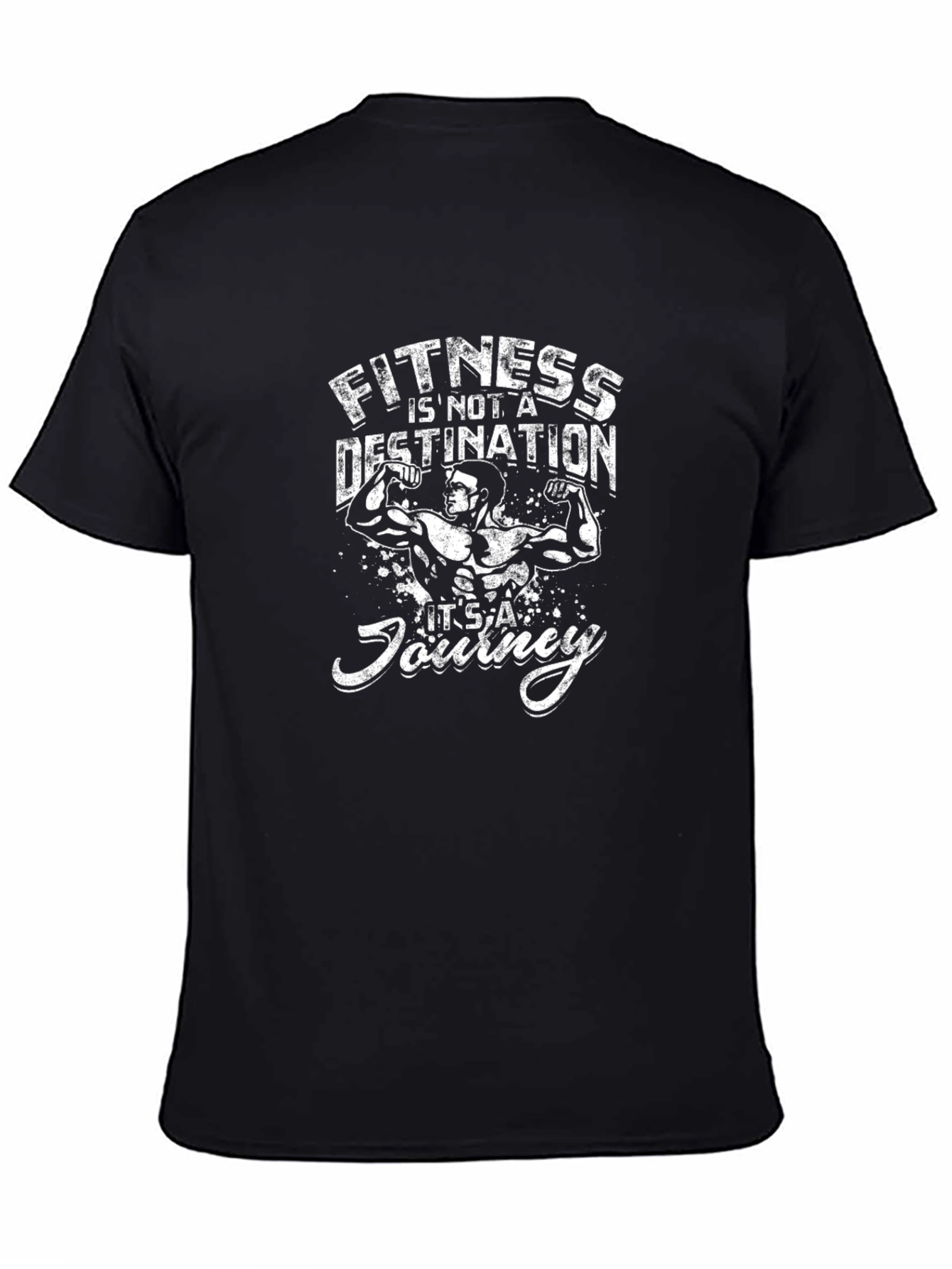 Fitness is a Journey Graphic T-Shirt