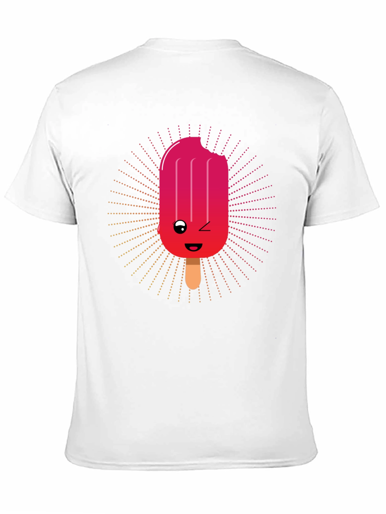 Kawaii Popsicle Graphic Tee - Black Cotton T-Shirt