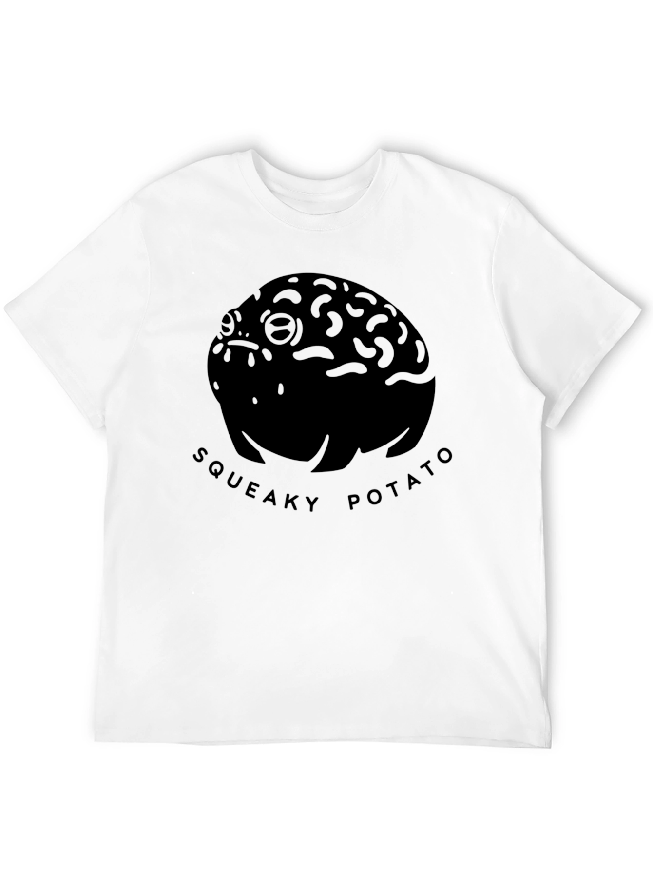 Squeaky Potato Black T-Shirt