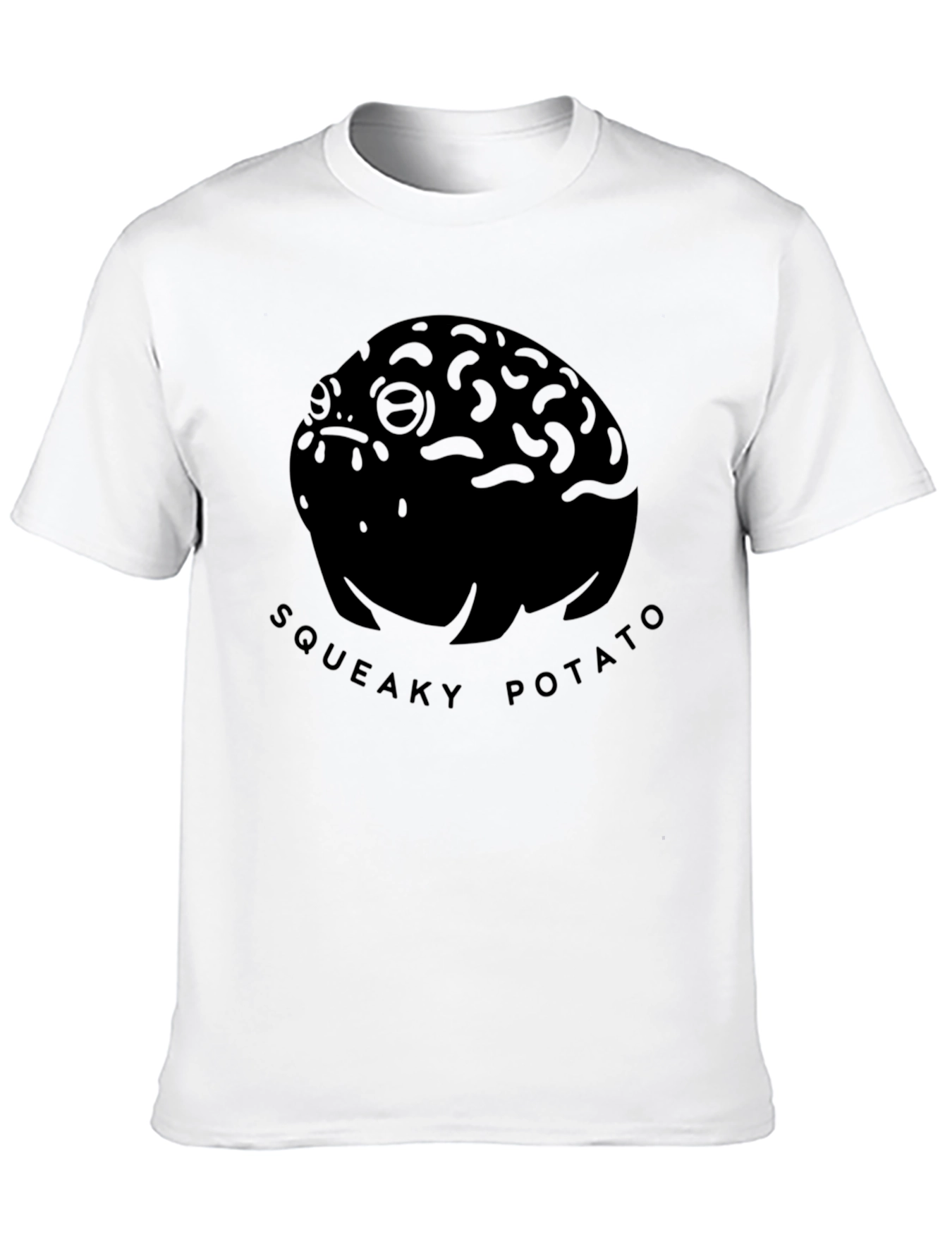Squeaky Potato Black T-Shirt