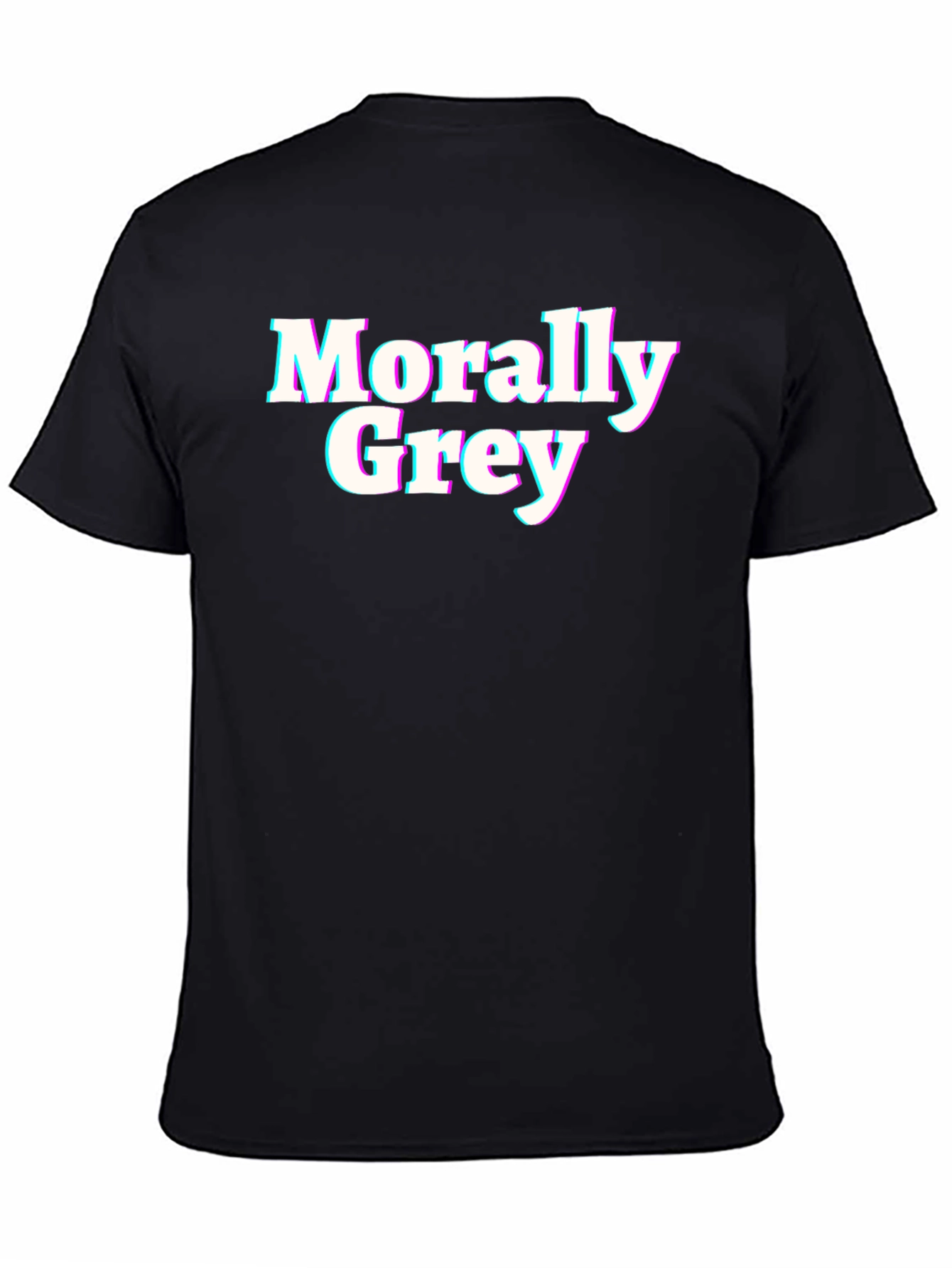 Morally Grey T-Shirt - Classic Crew Neck Tee