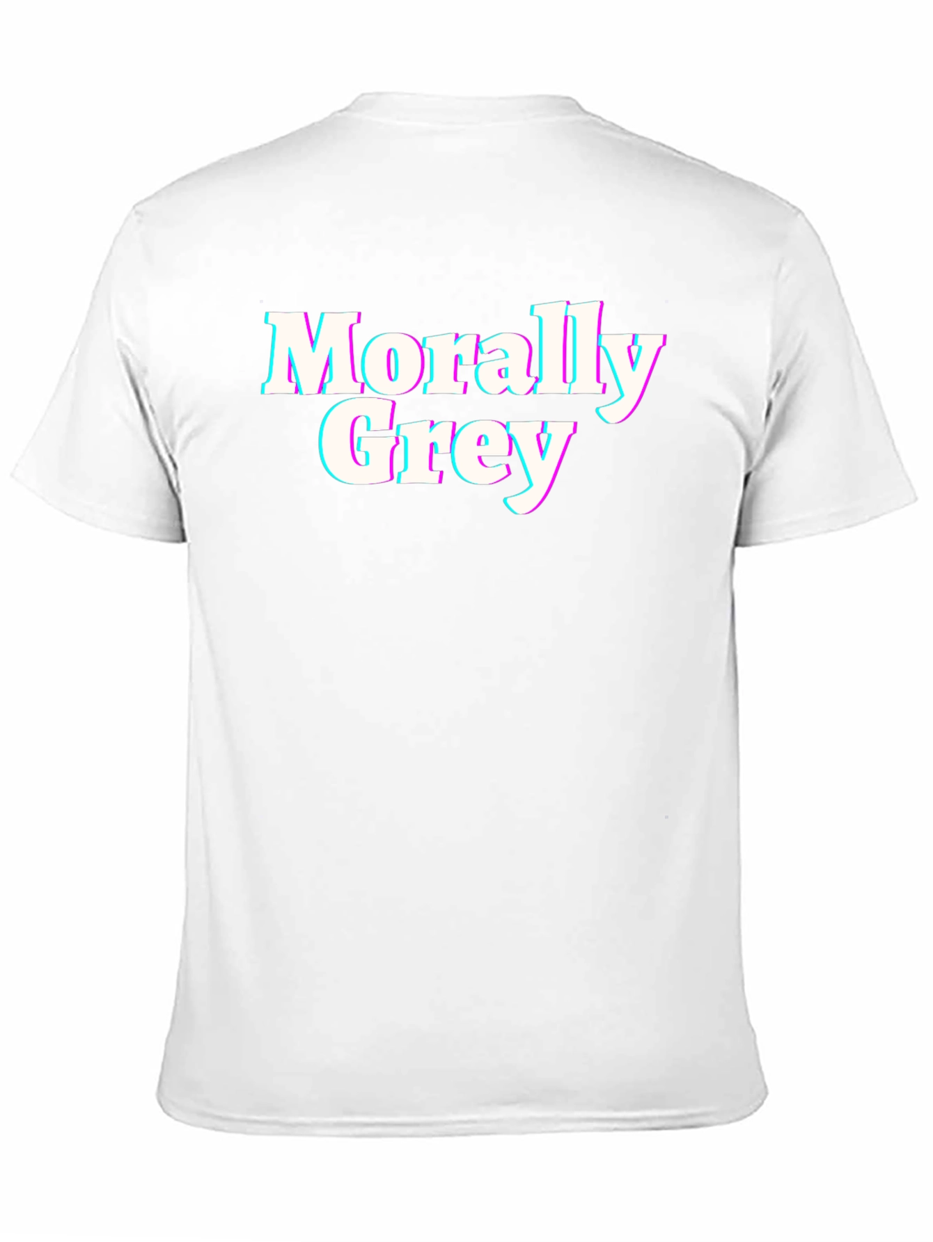 Morally Grey T-Shirt - Classic Crew Neck Tee