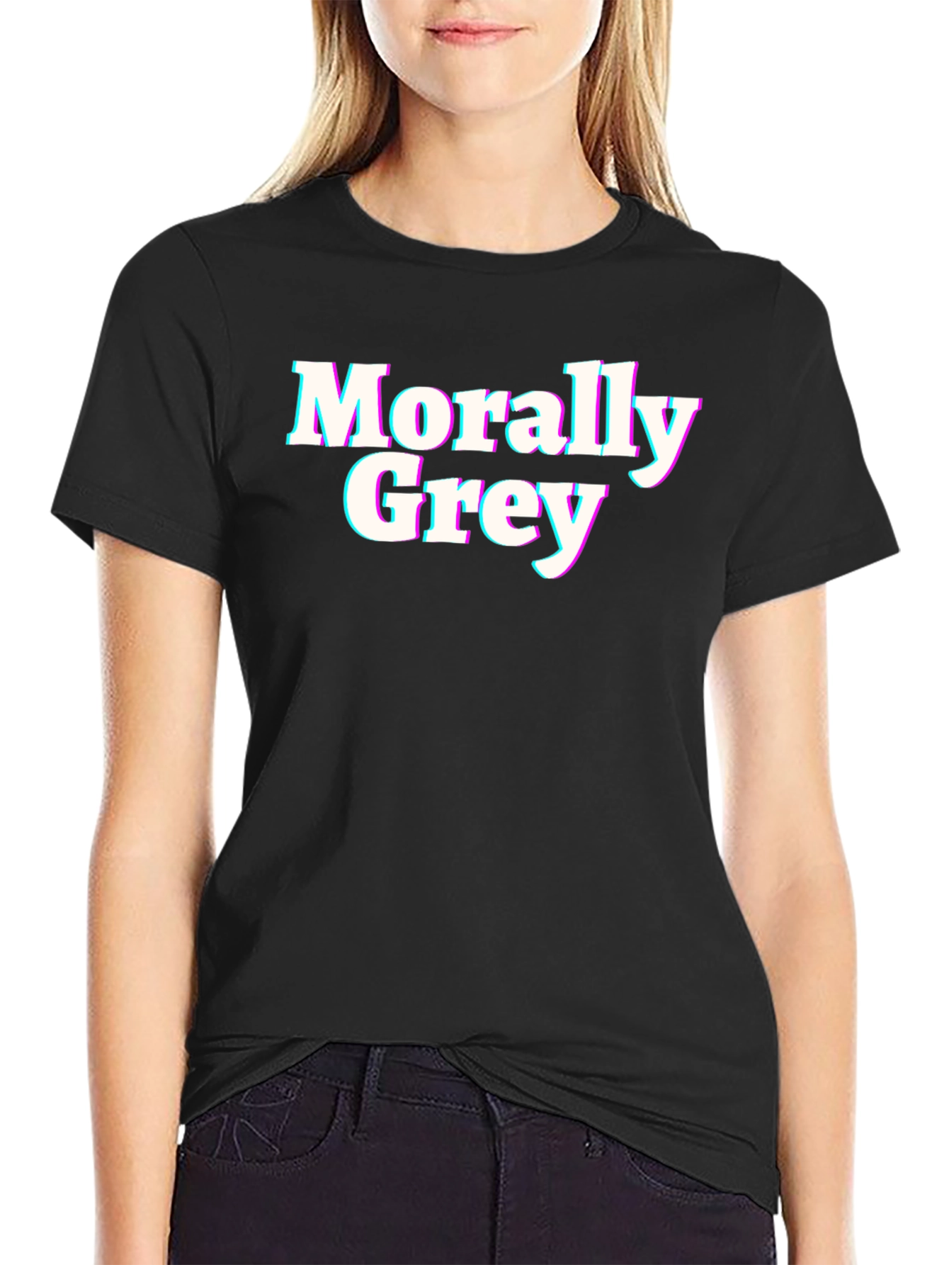 Morally Grey T-Shirt - Classic Crew Neck Tee