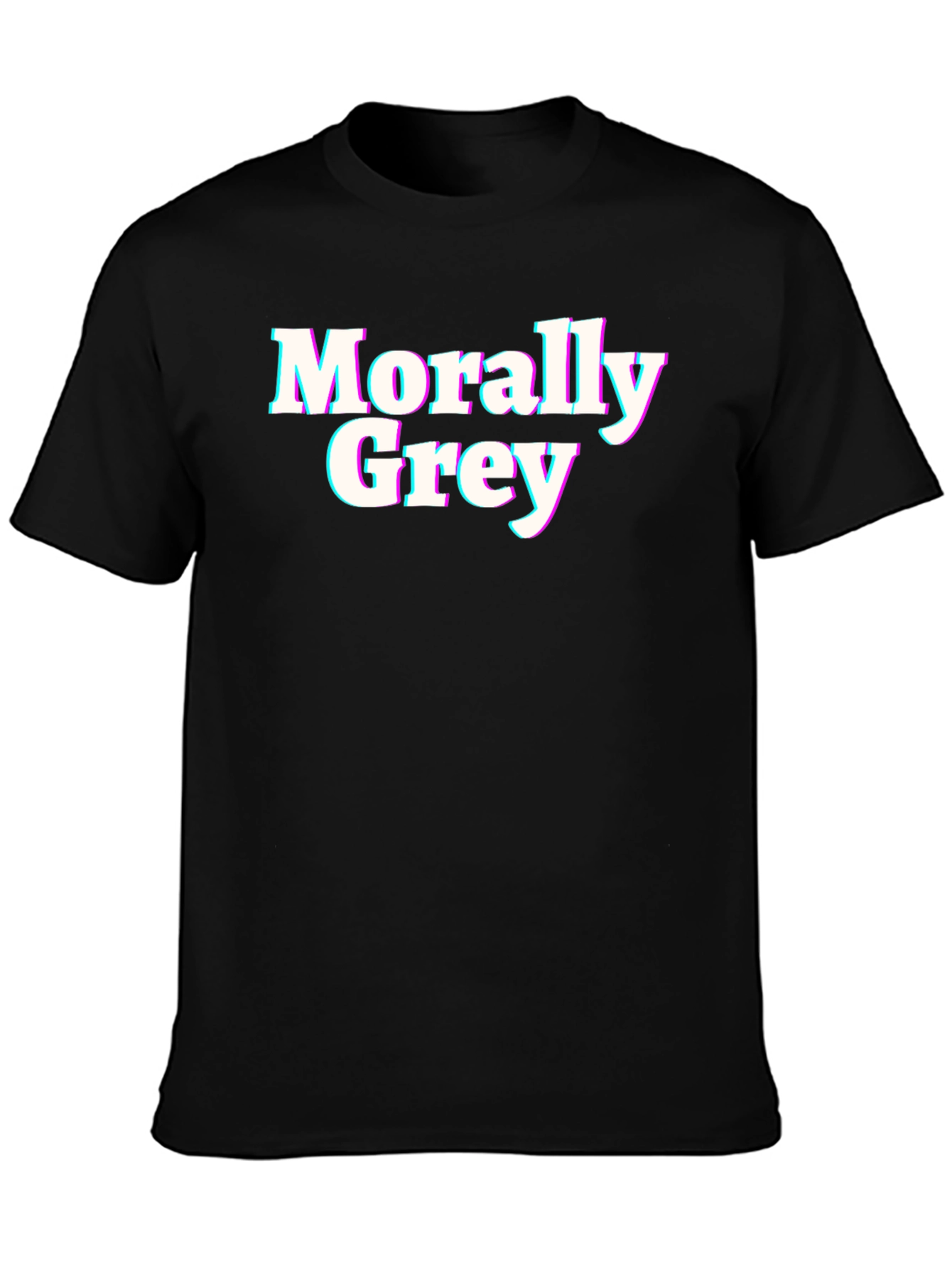 Morally Grey T-Shirt - Classic Crew Neck Tee