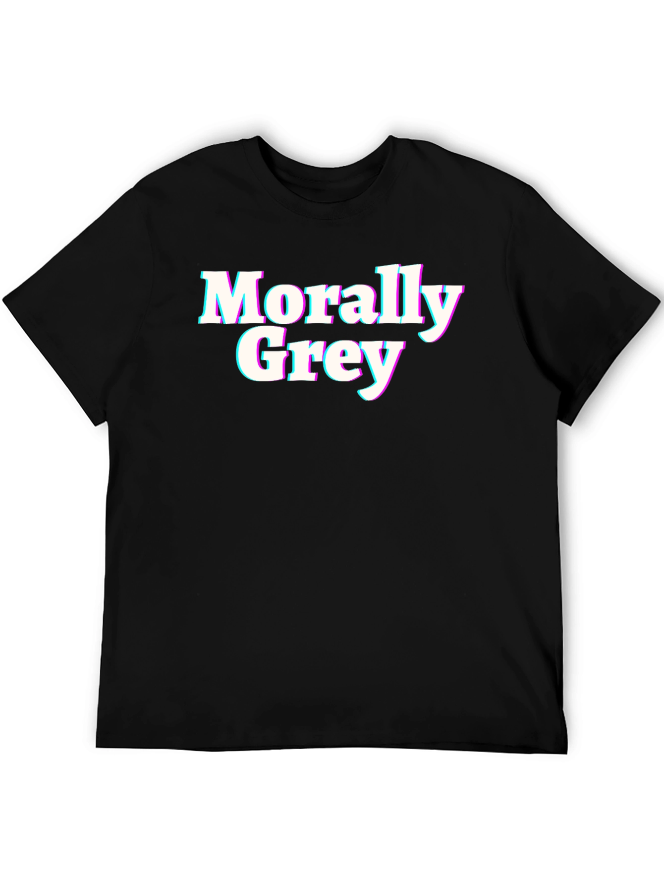 Morally Grey T-Shirt - Classic Crew Neck Tee