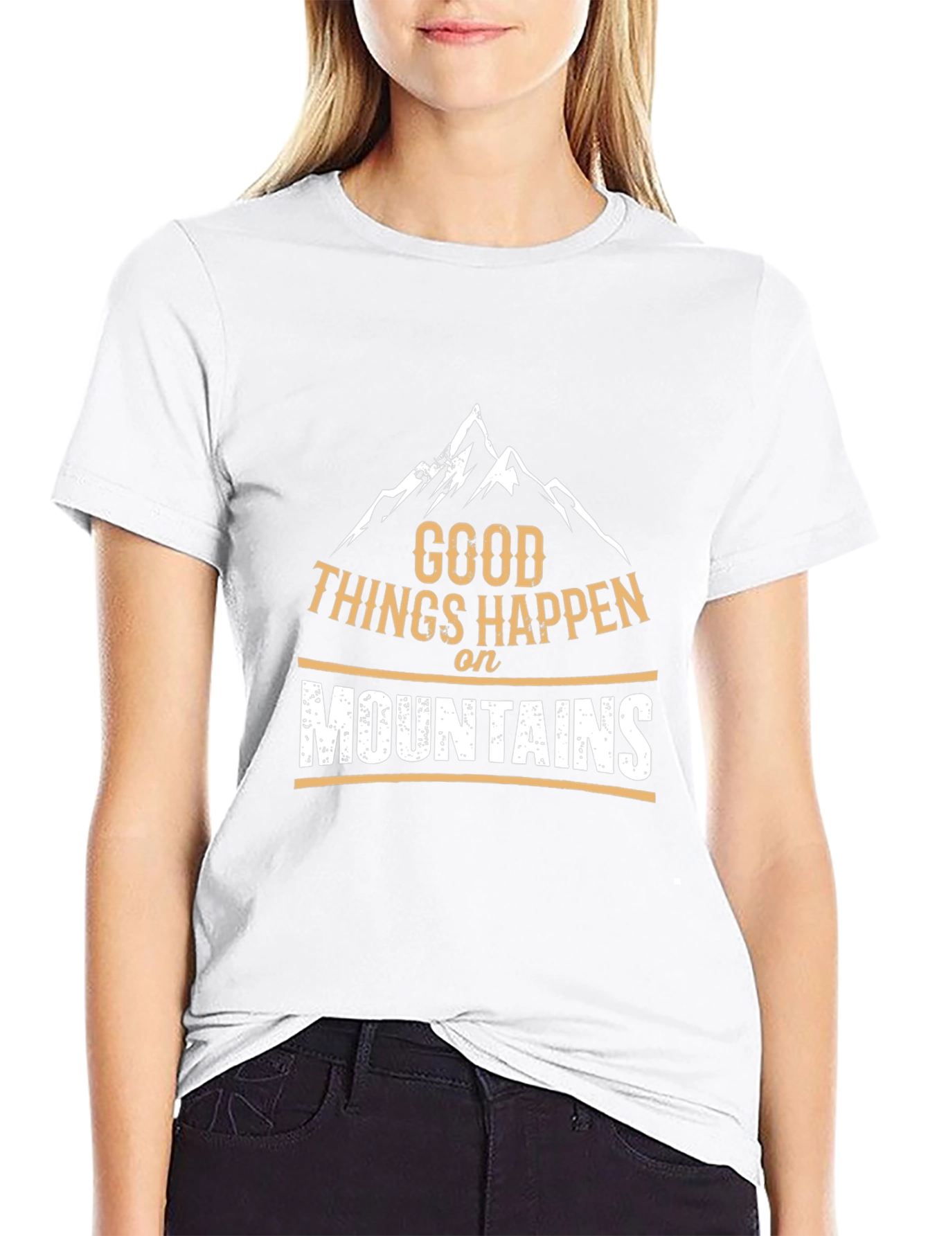 Mountains Graphic T-Shirt - Good Things Happen Tee