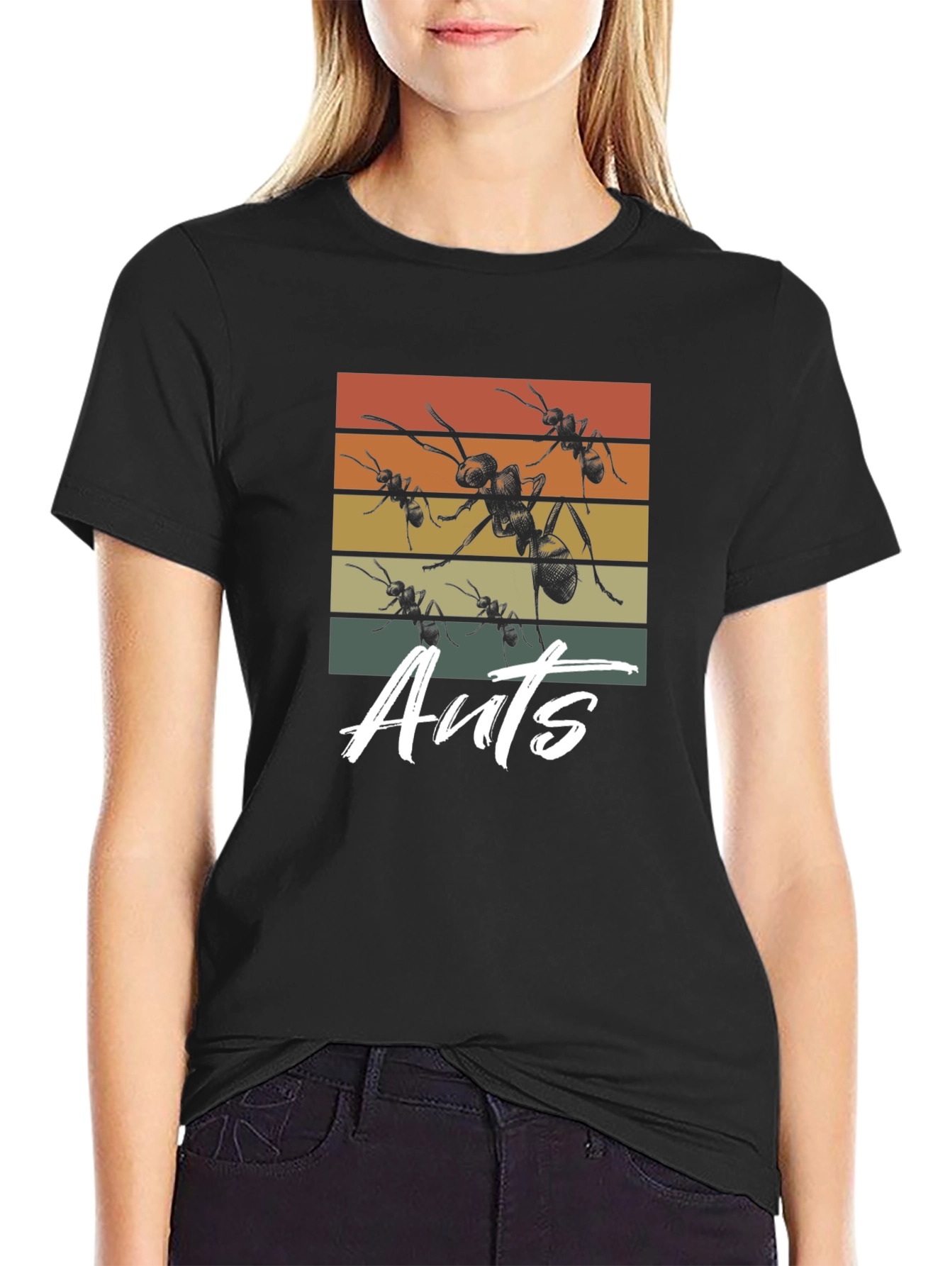 Retro Ants Graphic T-Shirt - Unisex