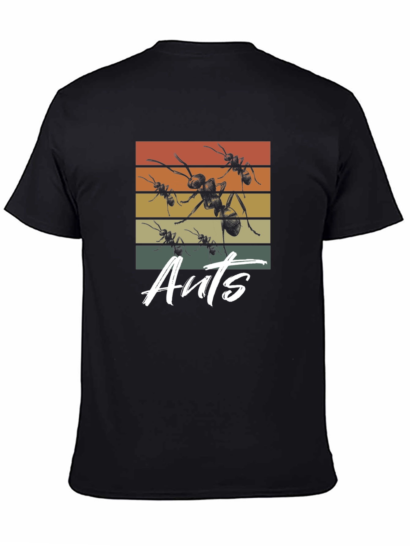 Retro Ants Graphic T-Shirt - Unisex