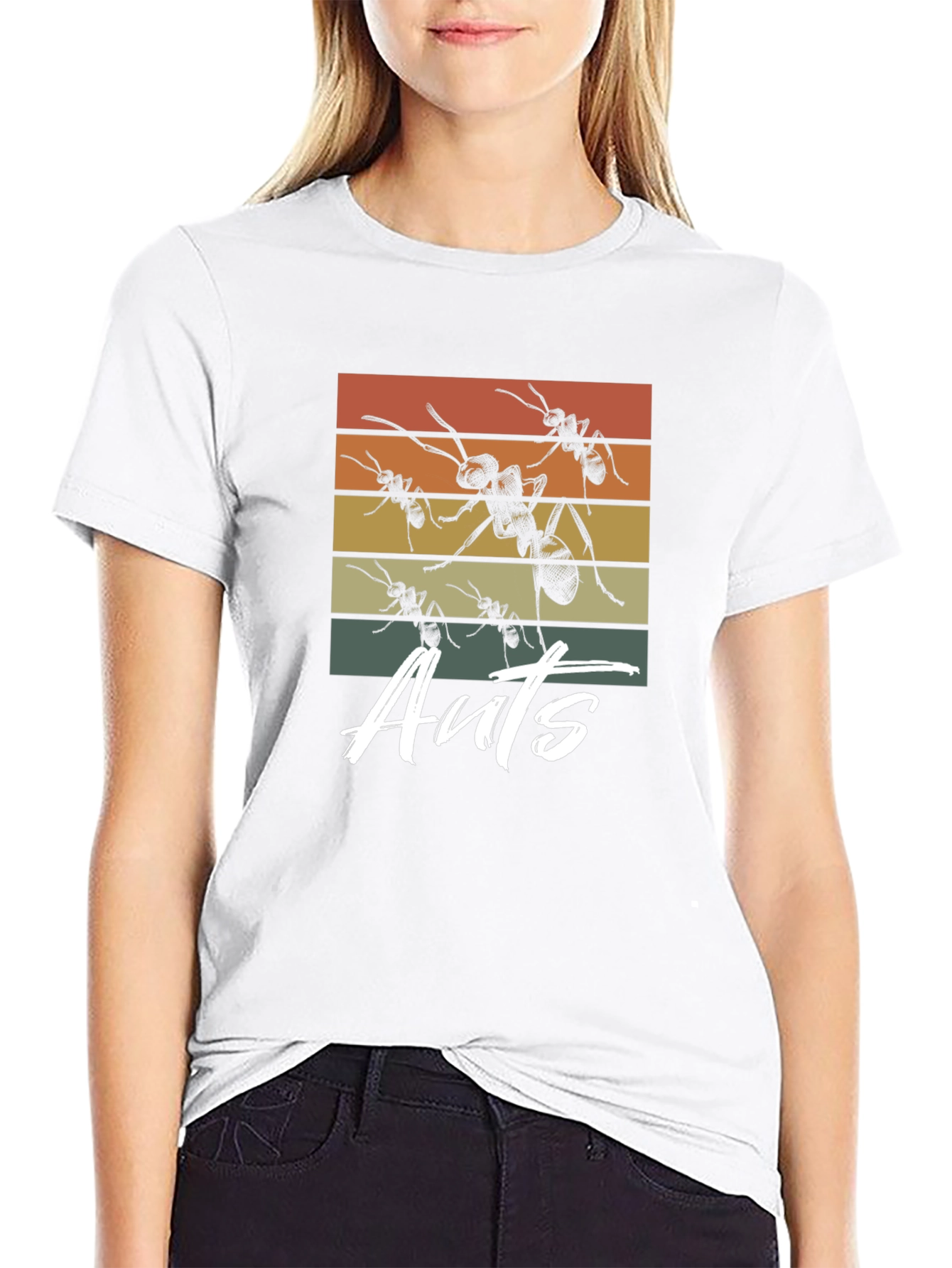 Retro Ants Graphic T-Shirt - Unisex