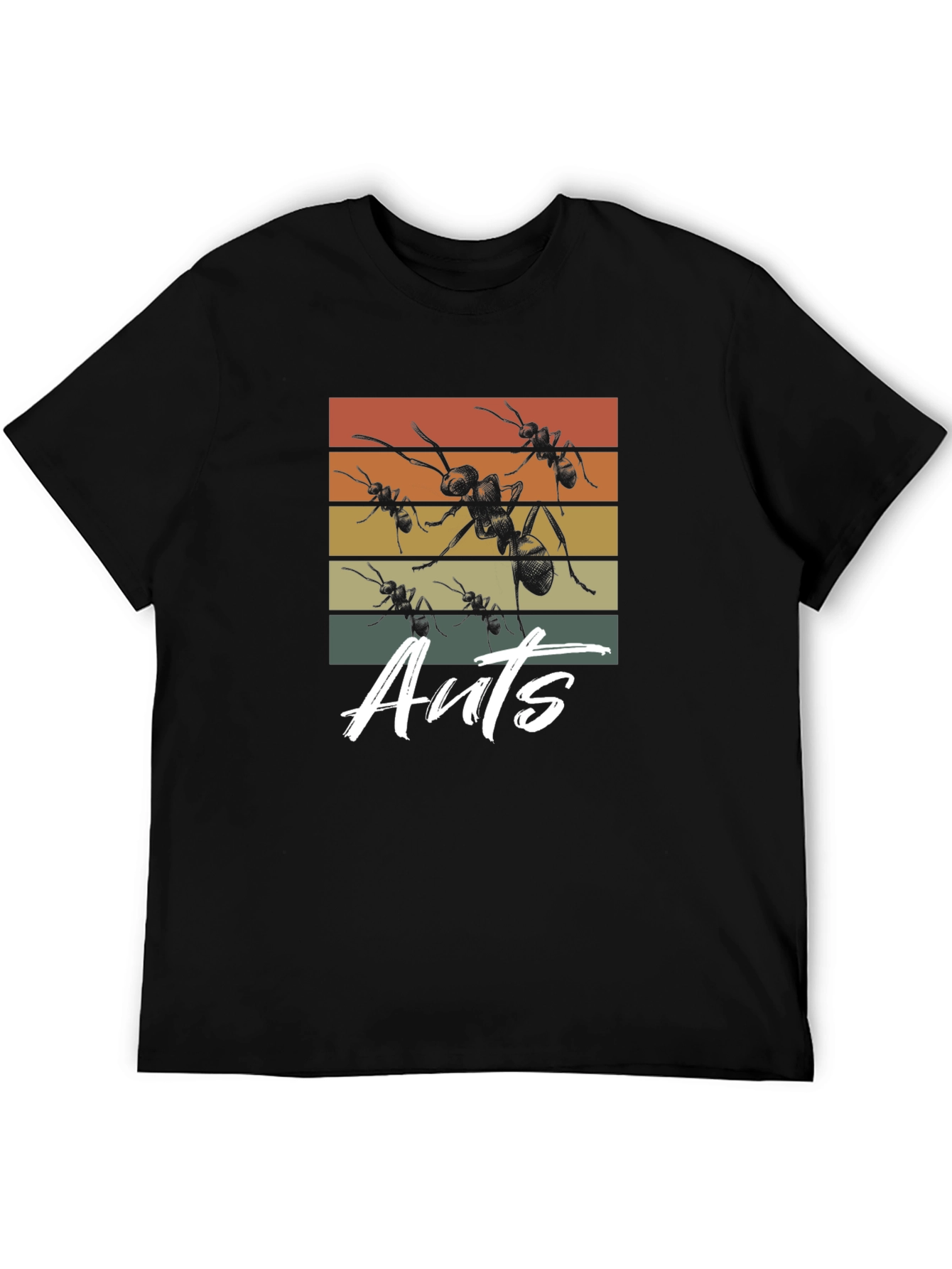 Retro Ants Graphic T-Shirt - Unisex