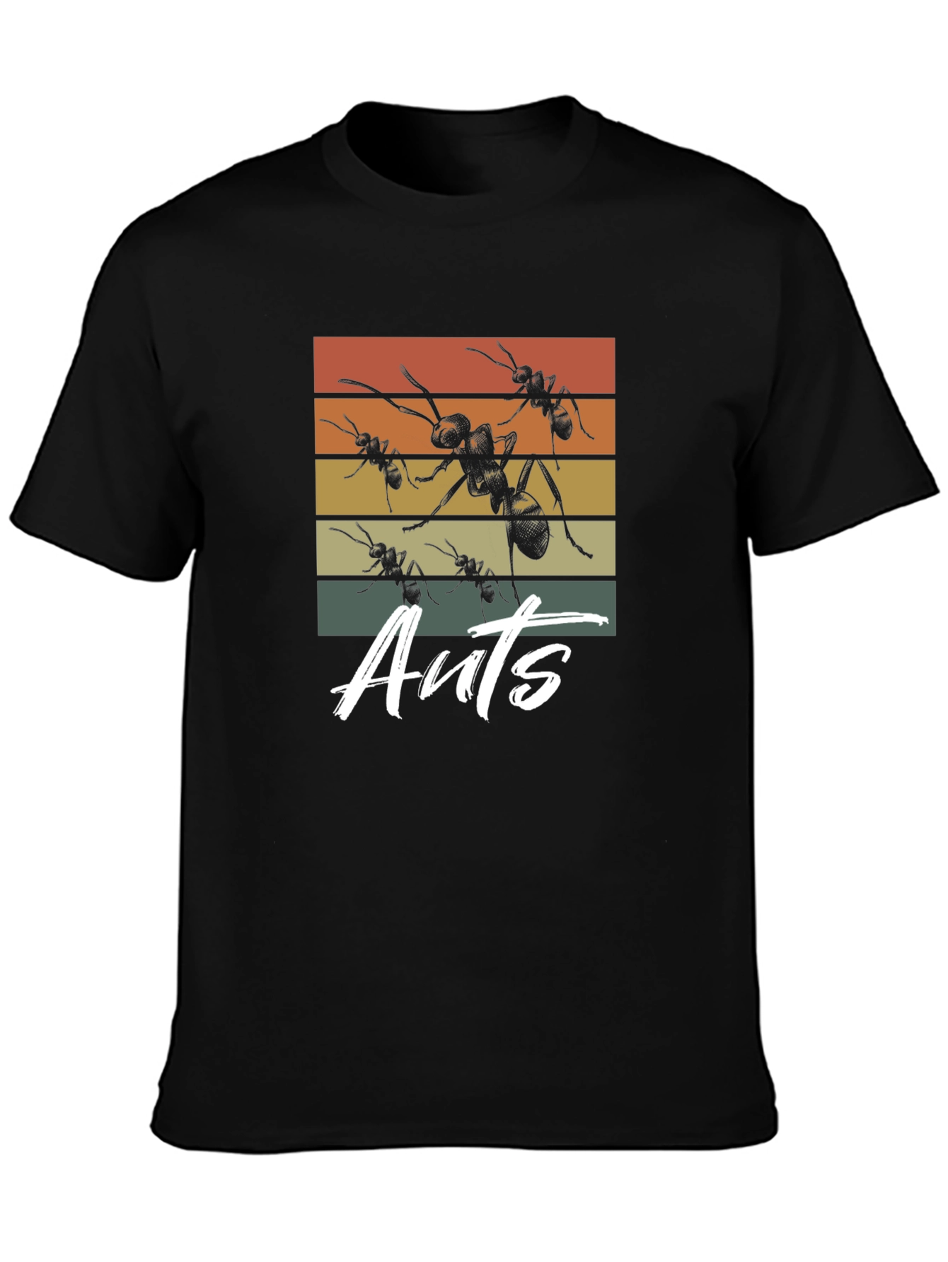 Retro Ants Graphic T-Shirt - Unisex