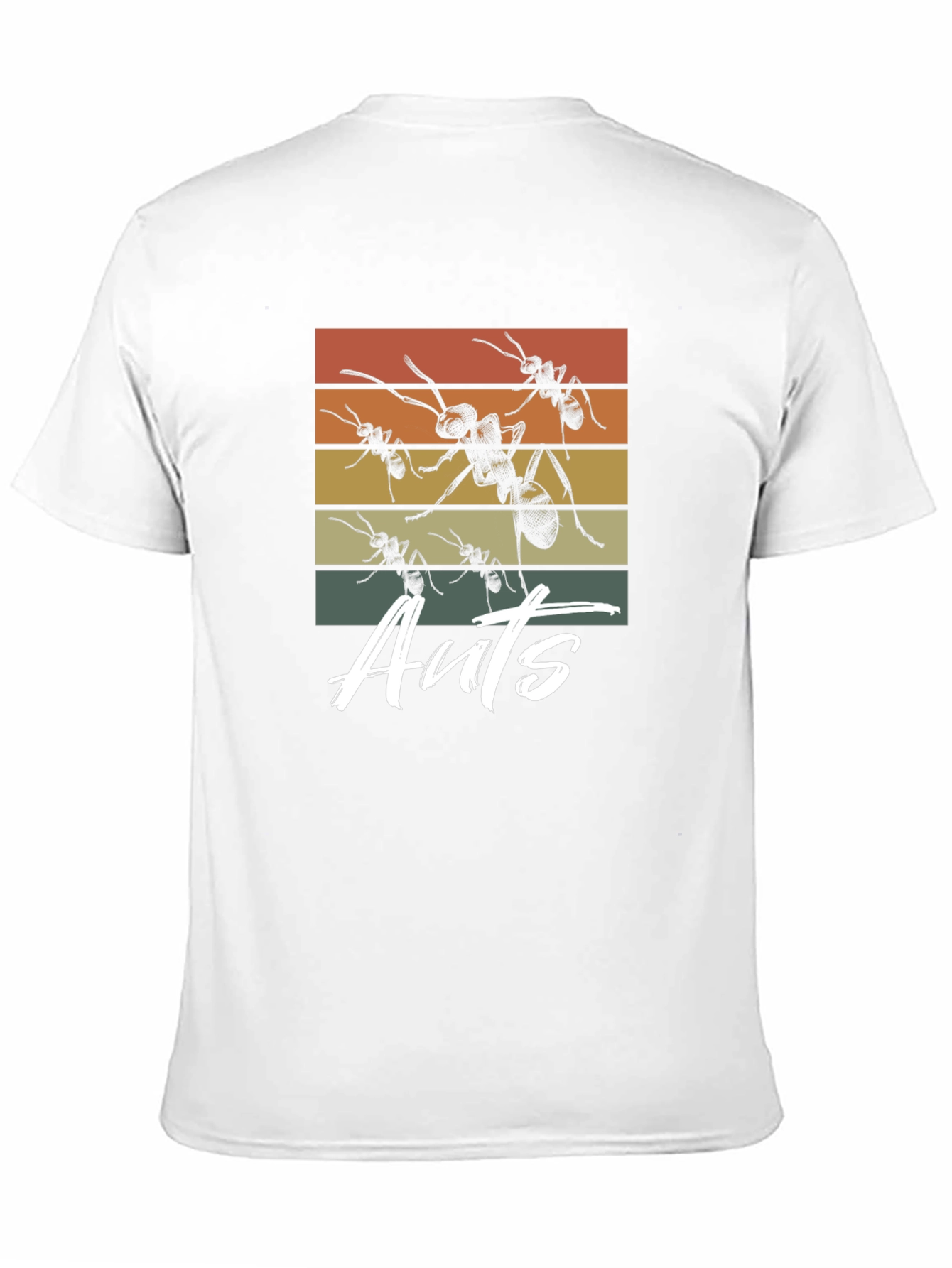 Retro Ants Graphic T-Shirt - Unisex