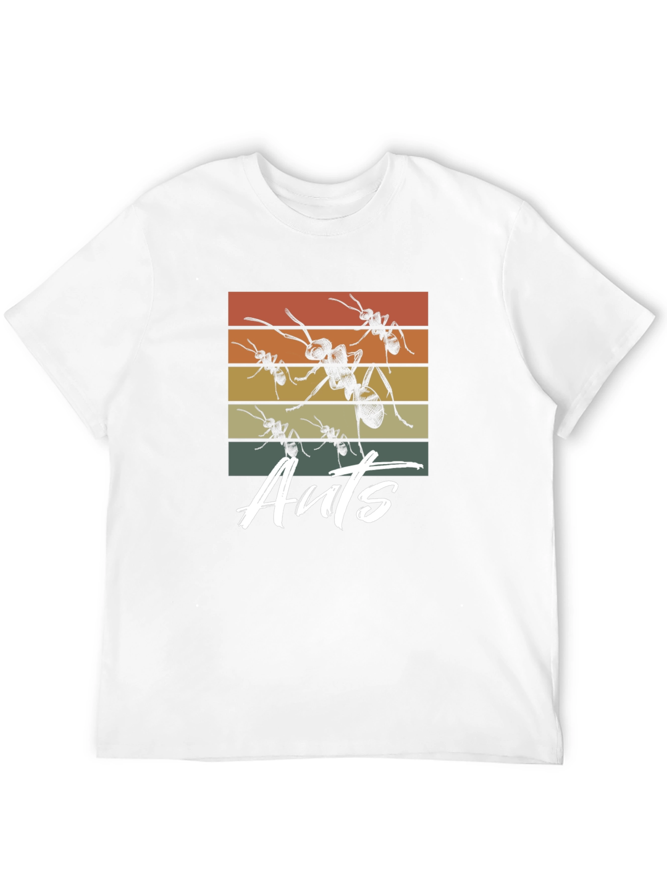 Retro Ants Graphic T-Shirt - Unisex