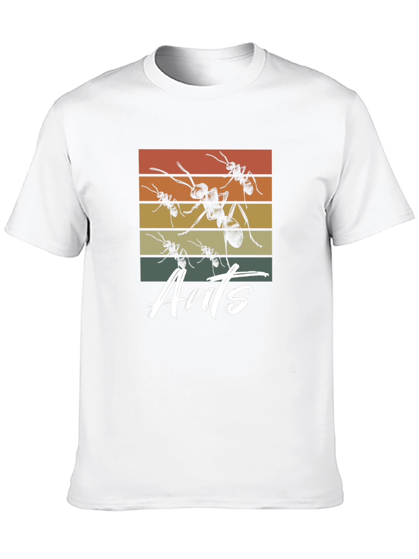 Retro Ants Graphic T-Shirt - Unisex