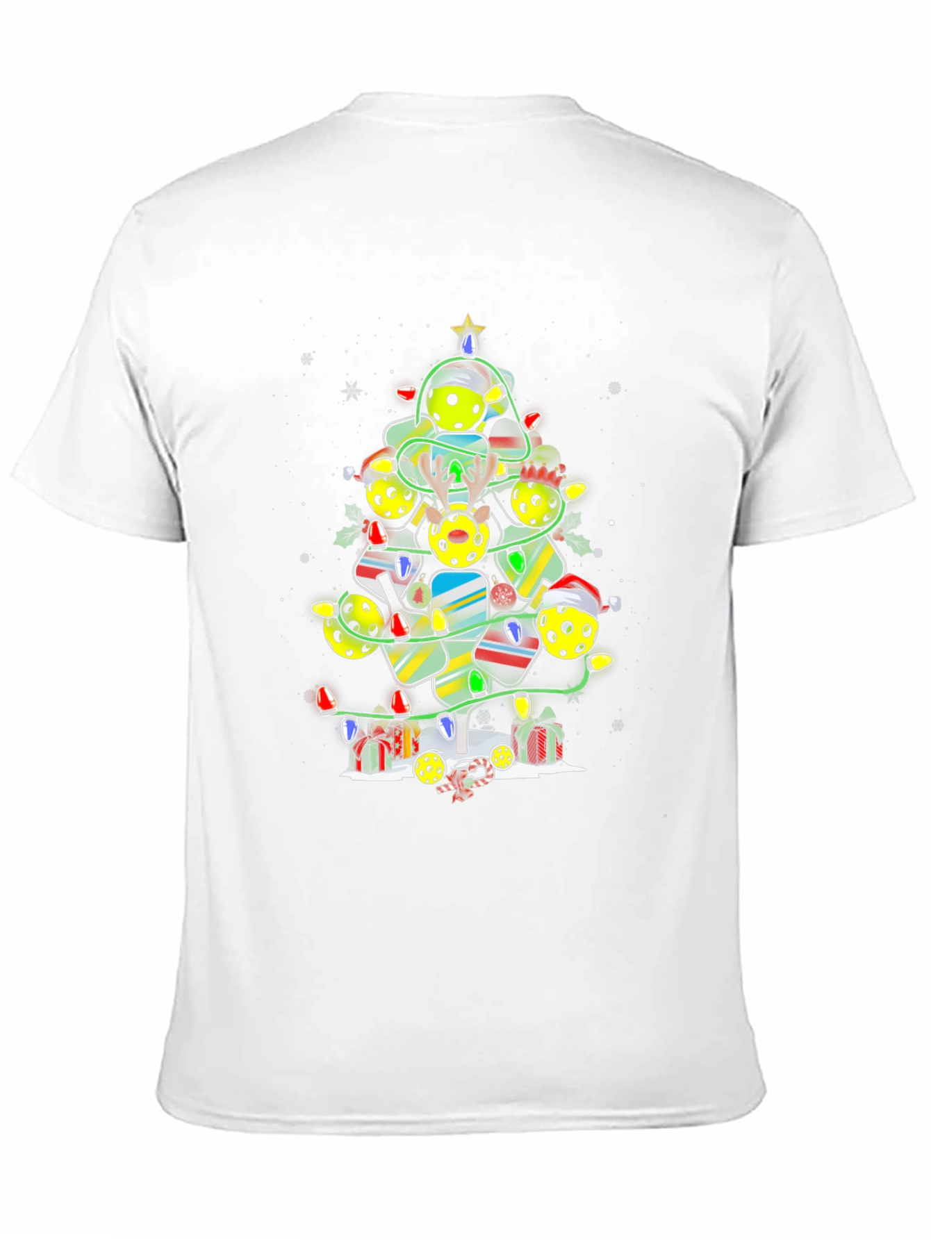 Pickleball Christmas Tree T-Shirt