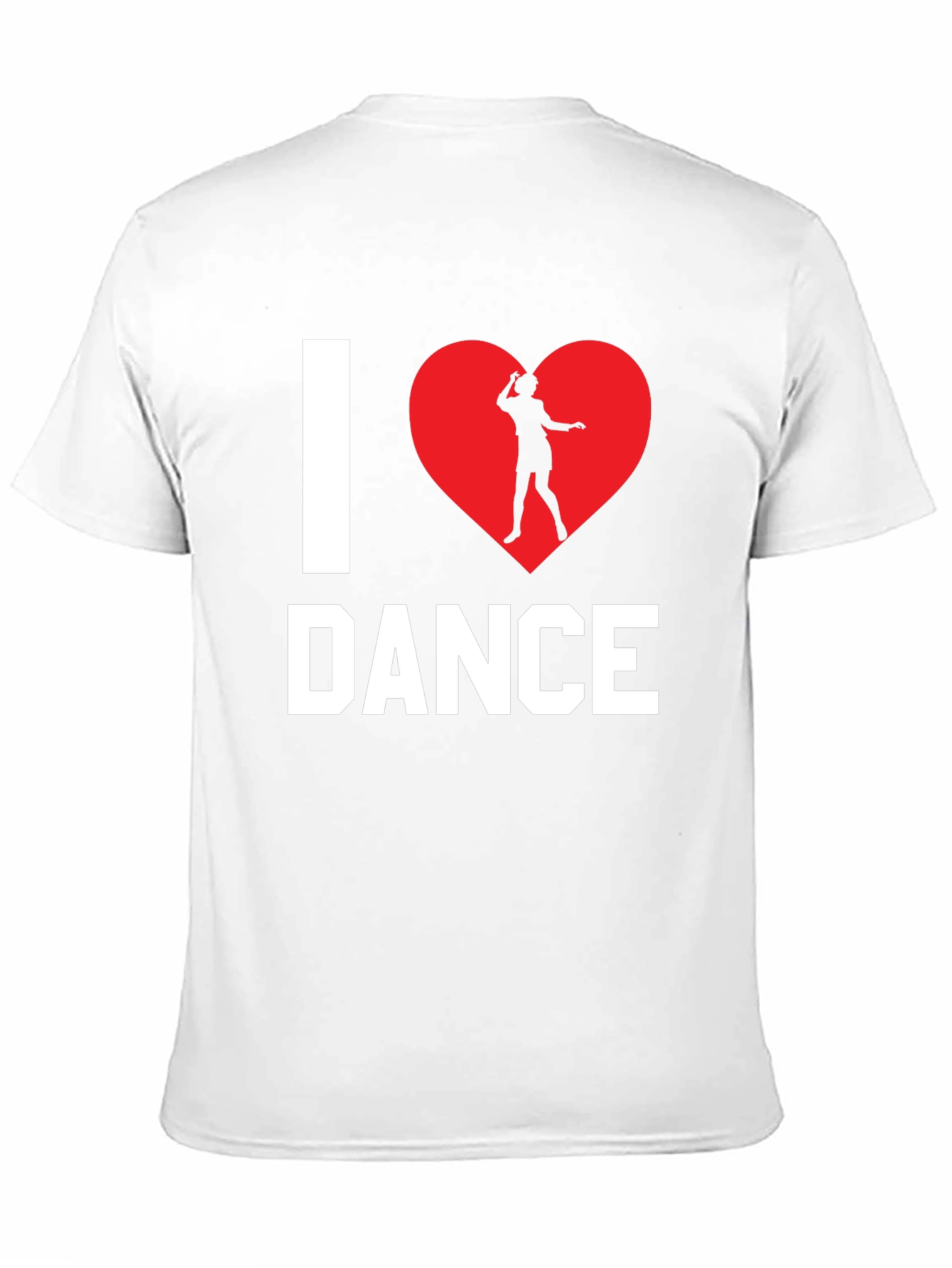 I Love Dance T-Shirt - Black Cotton Graphic Tee