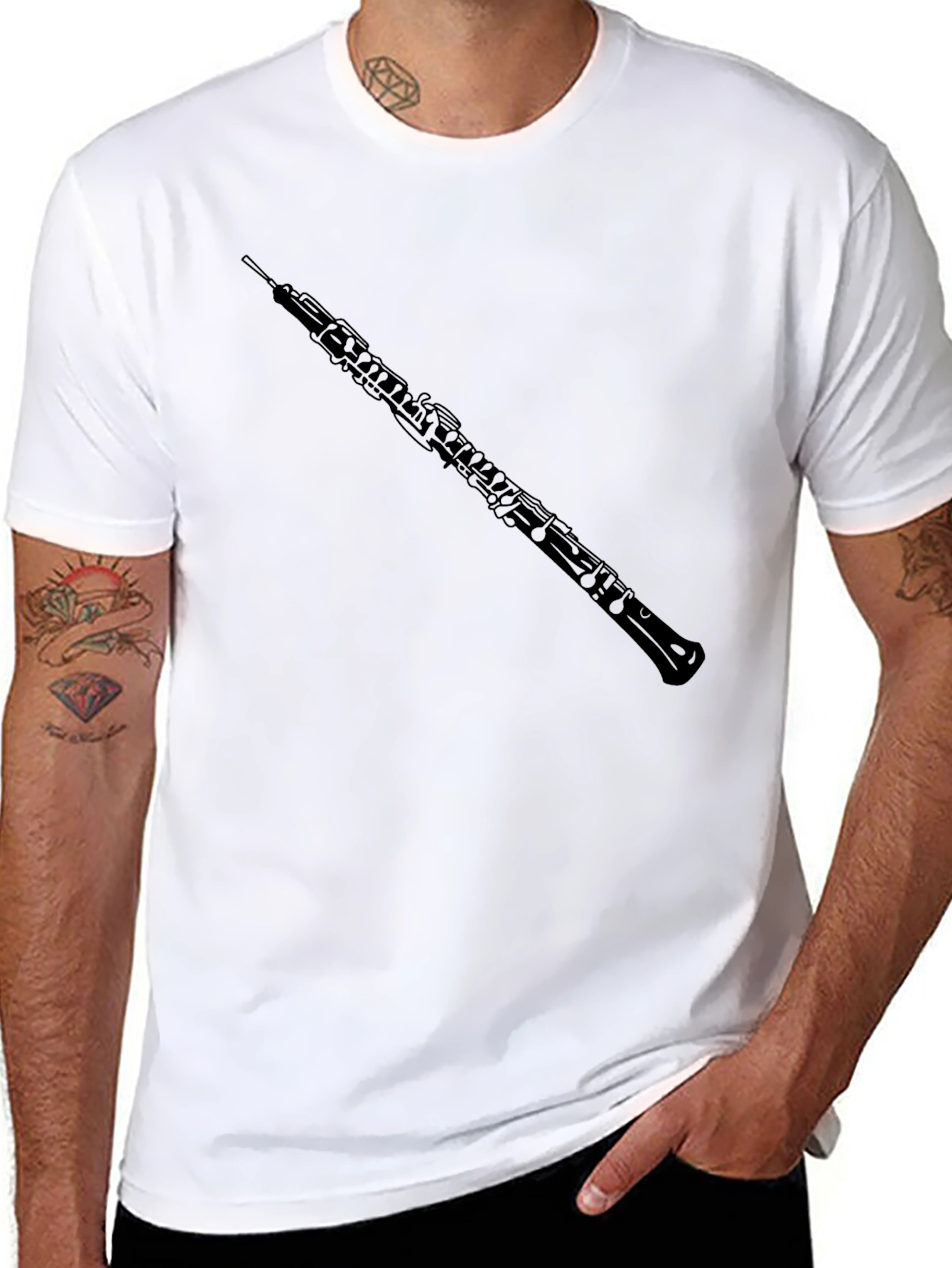 Oboe Music T-Shirt - Band Instrument Tee