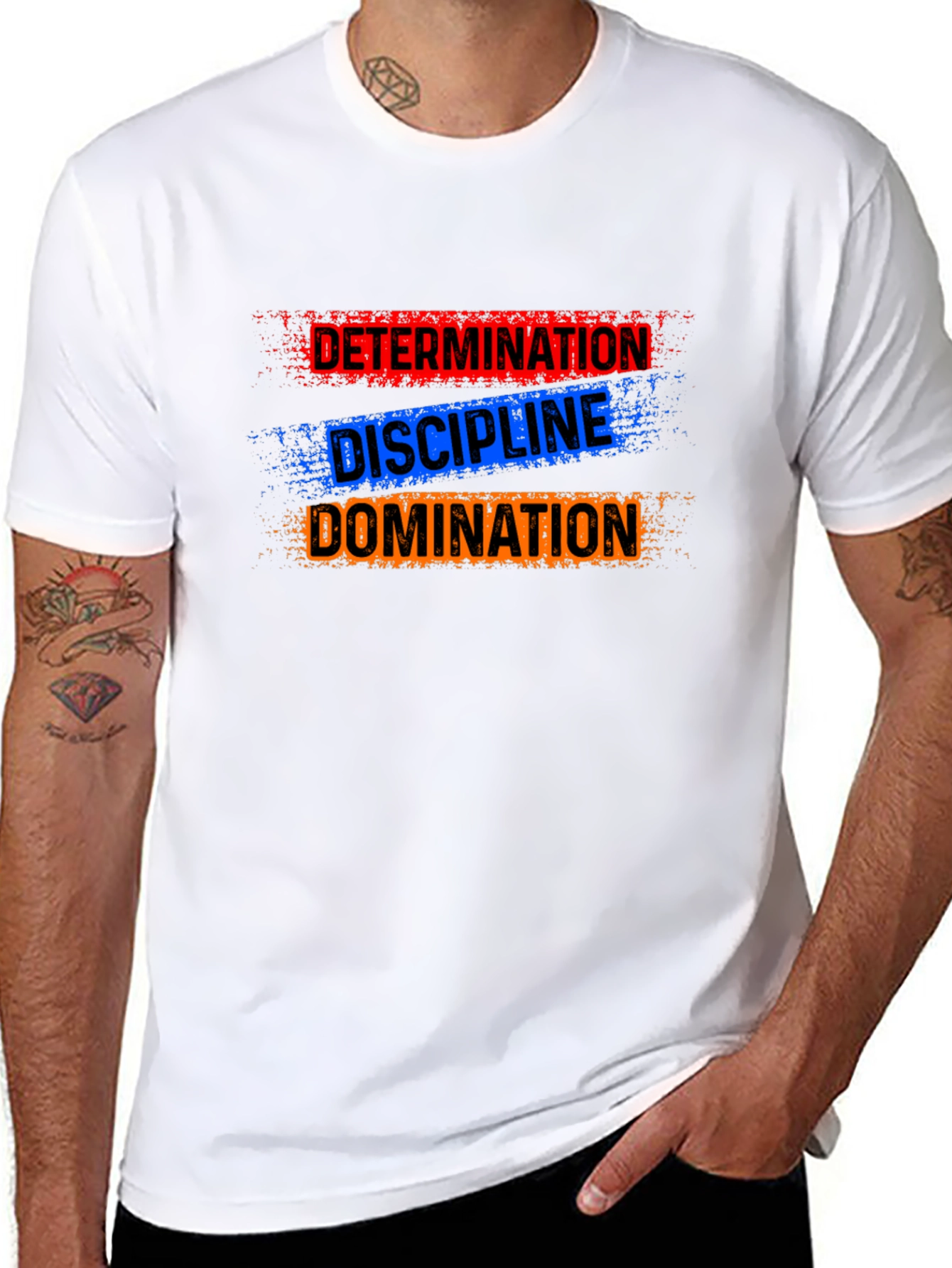 Determination Discipline Domination Graphic T-Shirt