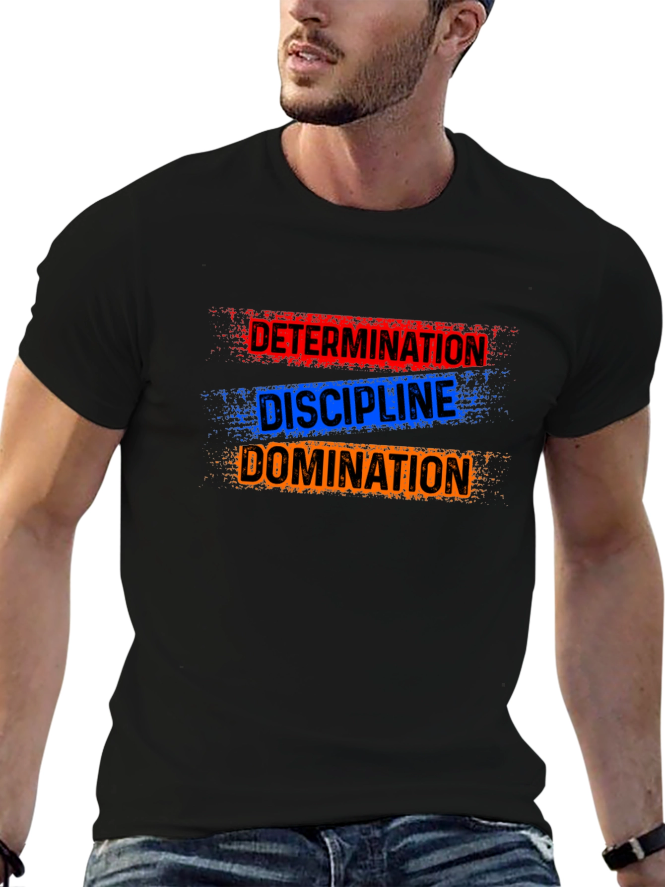 Determination Discipline Domination Graphic T-Shirt